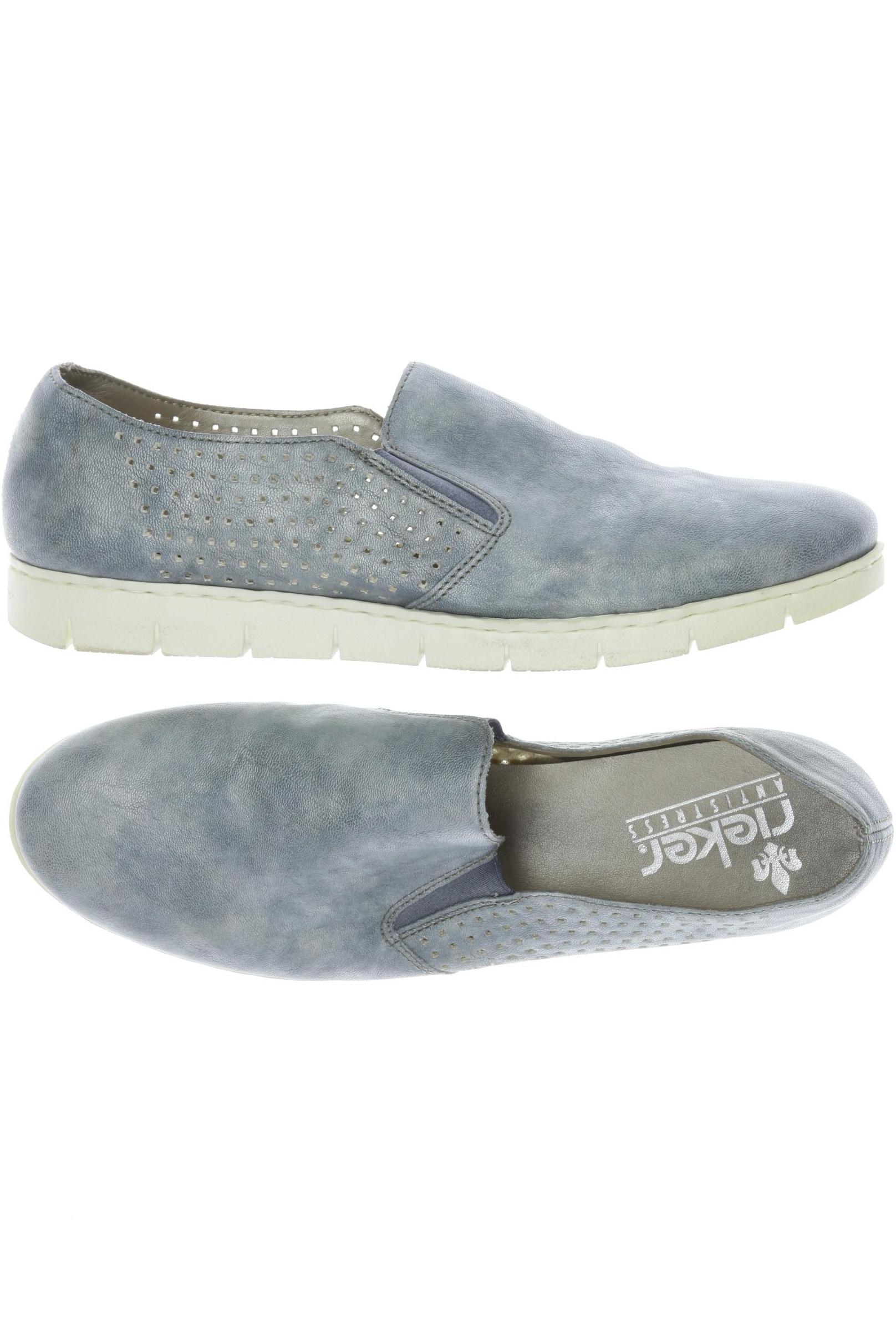 

Rieker Damen Halbschuh, hellblau, Gr. 42