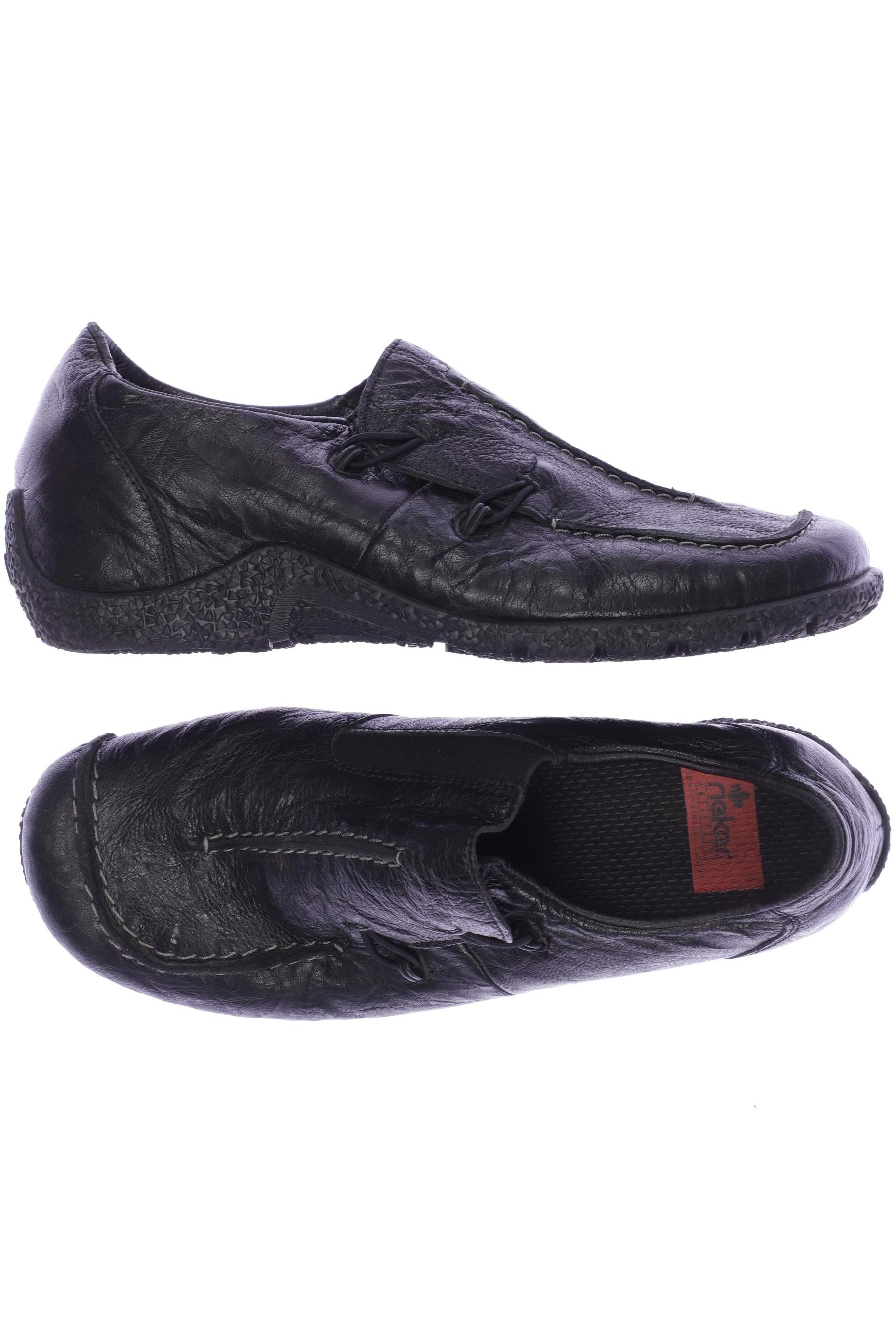 

Rieker Damen Halbschuh, schwarz, Gr. 37