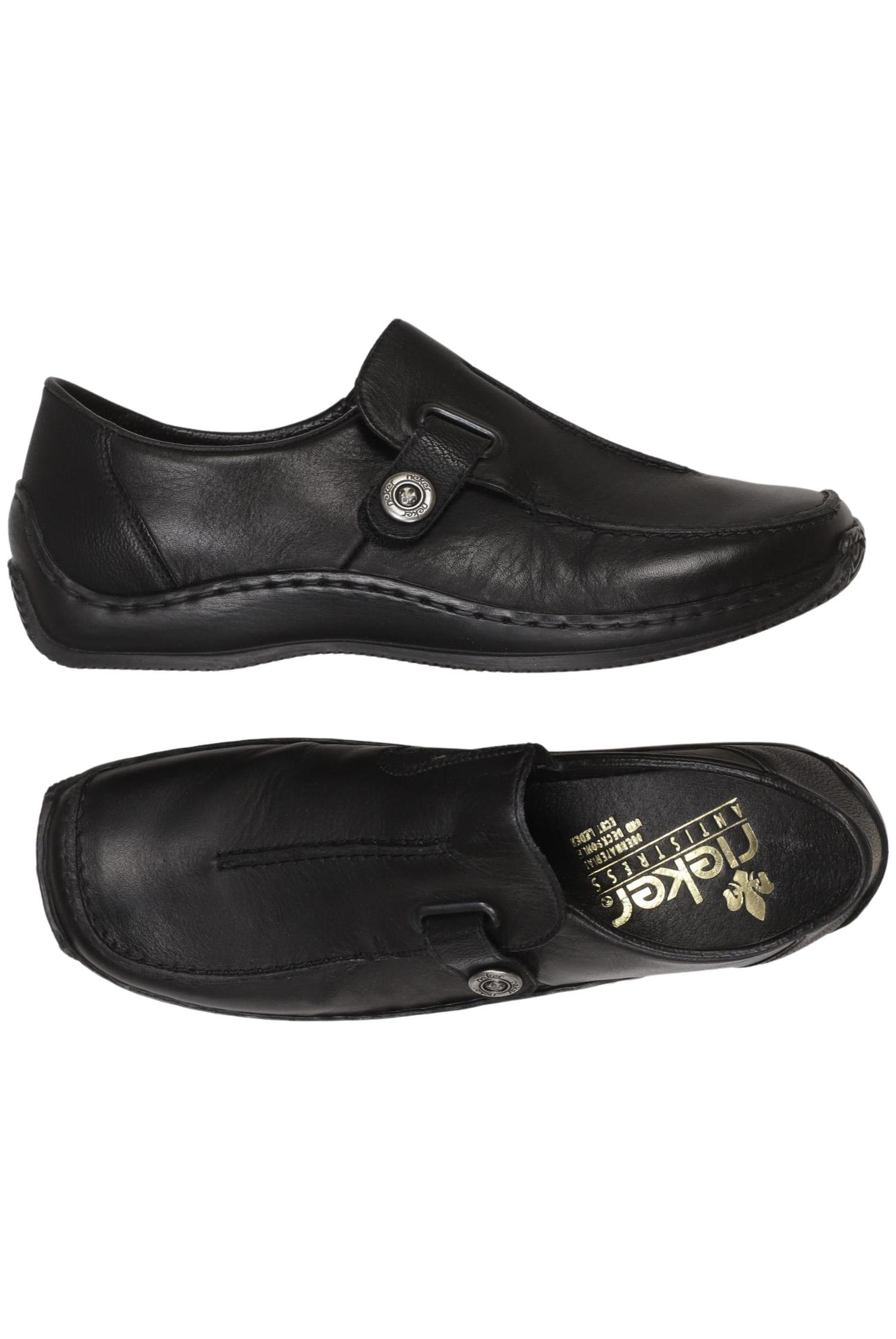 

Rieker Damen Halbschuh, schwarz, Gr. 39