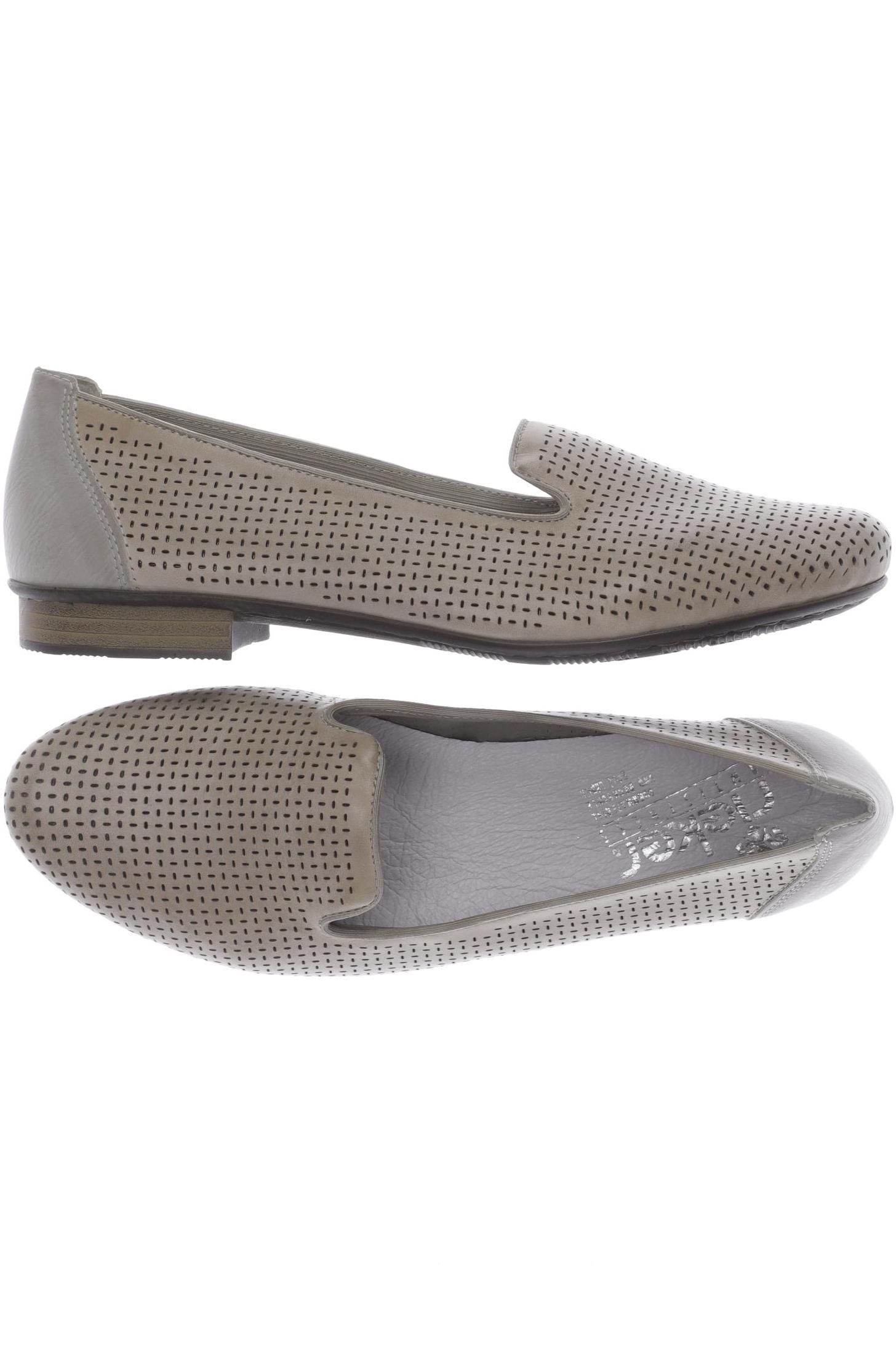 

Rieker Damen Halbschuh, beige, Gr. 40