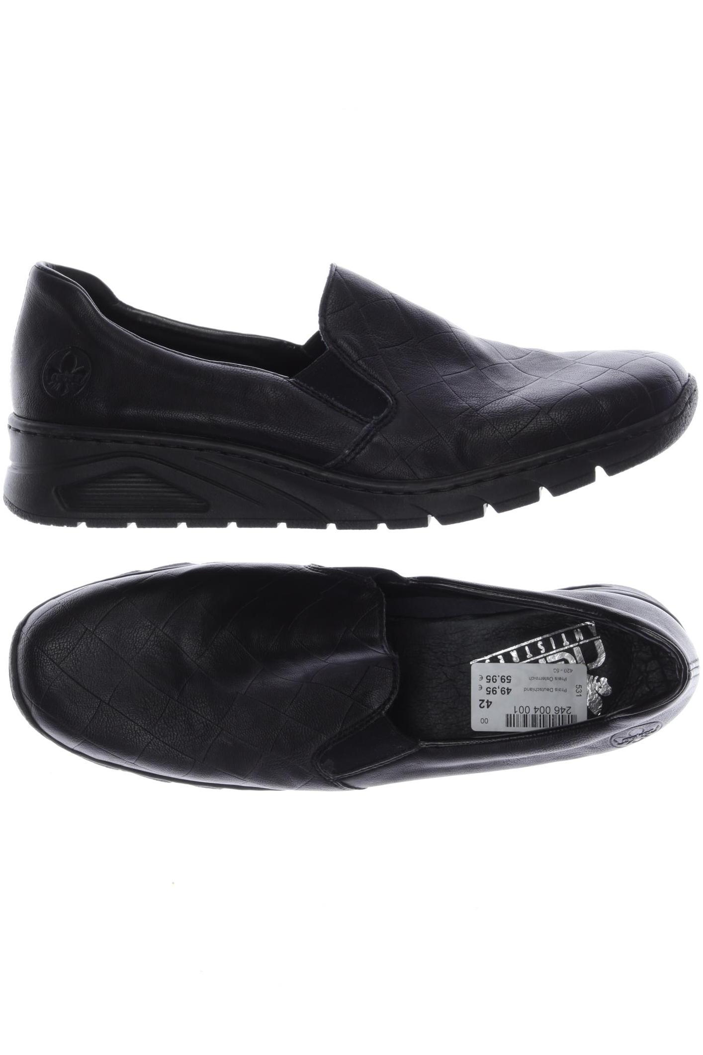 

Rieker Damen Halbschuh, schwarz, Gr. 42