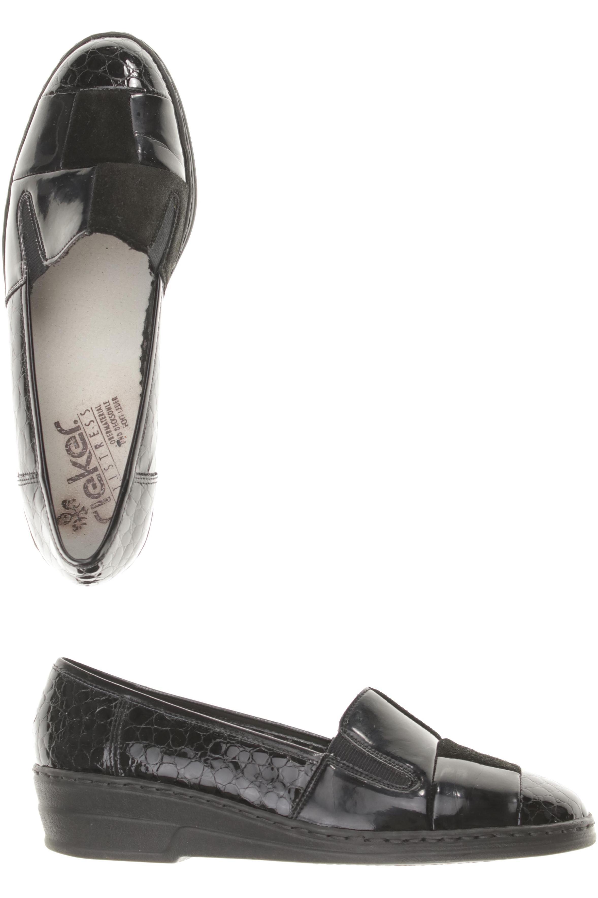 

Rieker Damen Halbschuh, schwarz, Gr. 5.5