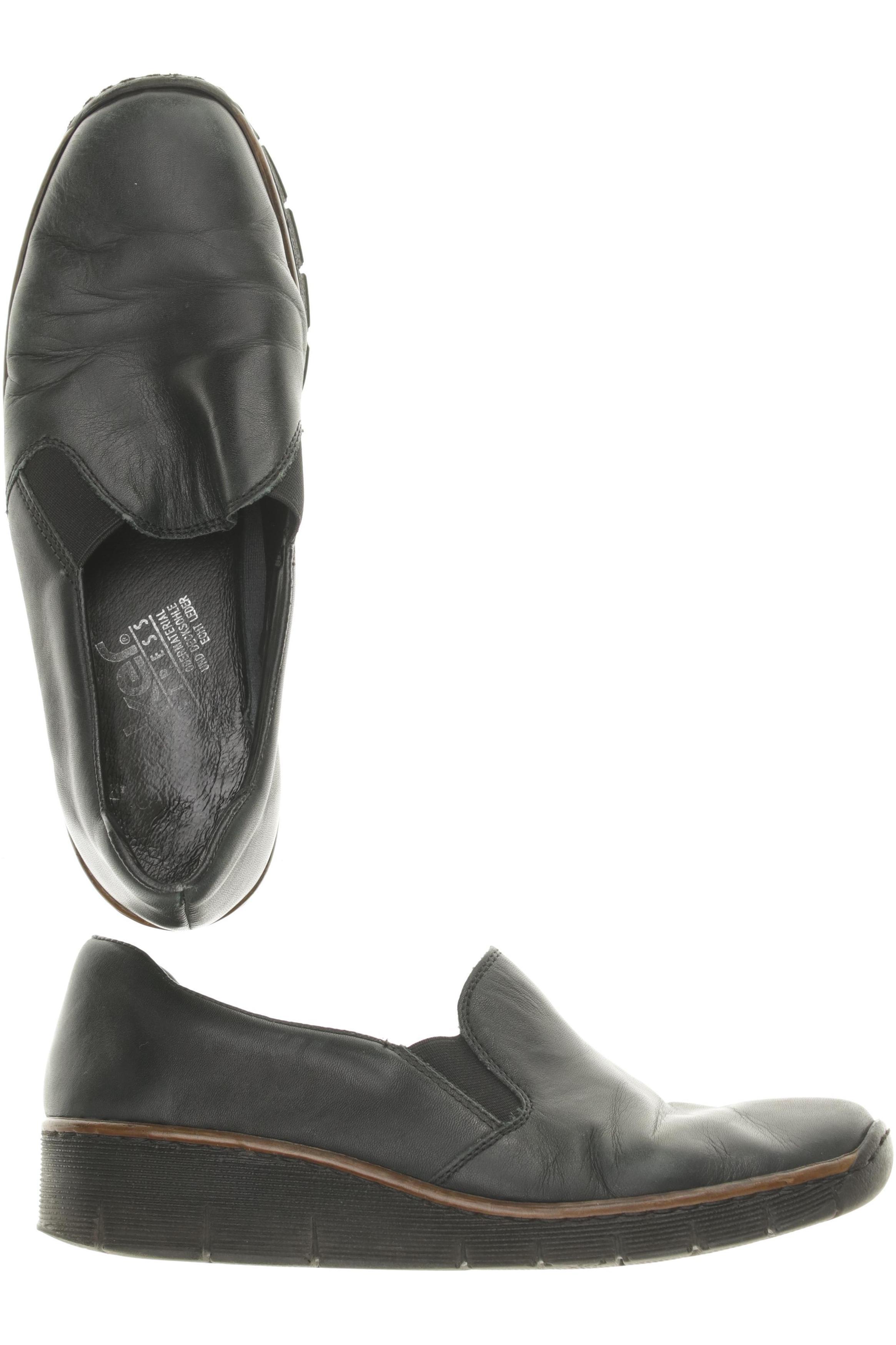 

Rieker Damen Halbschuh, schwarz, Gr. 37