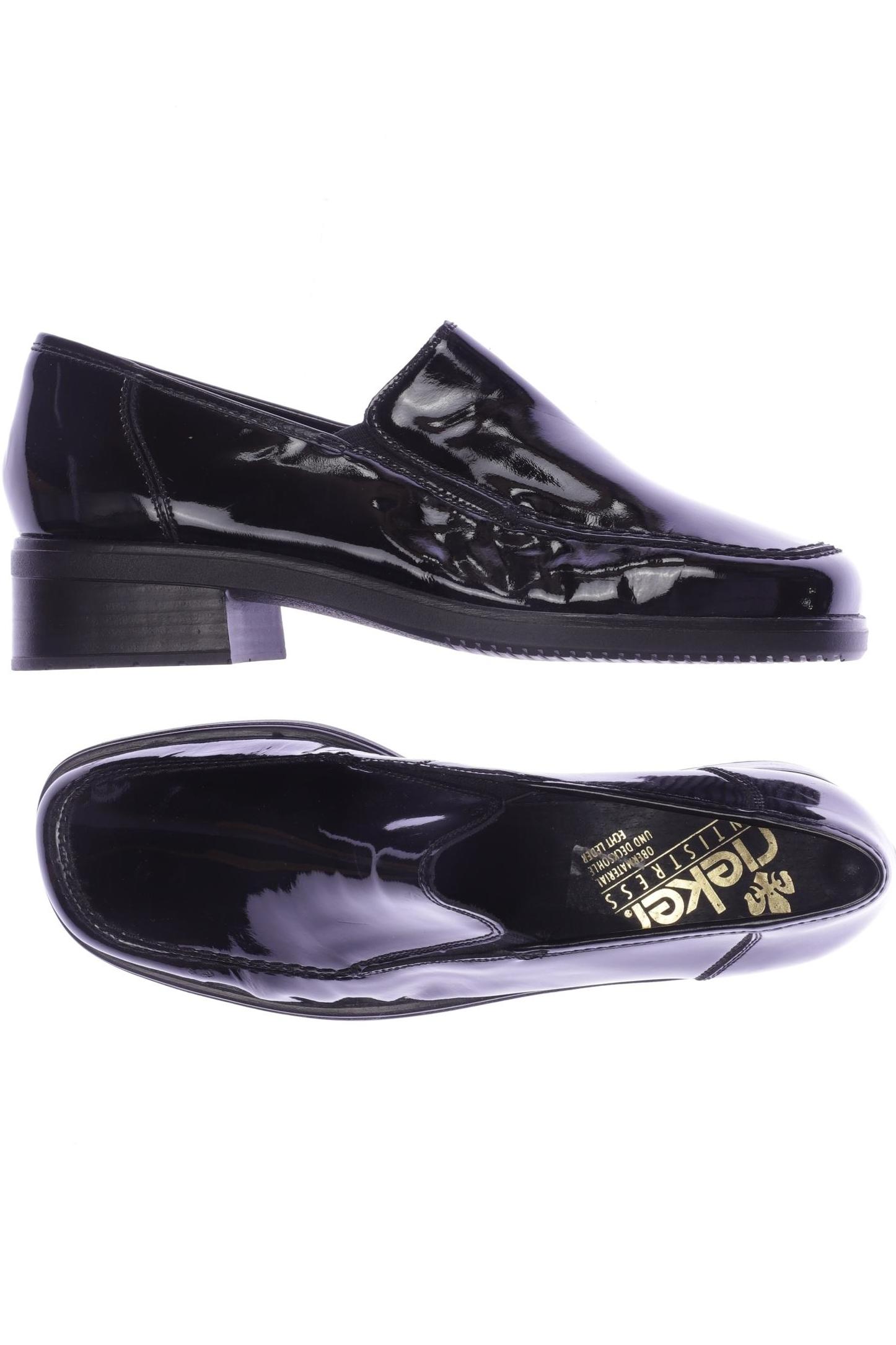

Rieker Damen Halbschuh, schwarz, Gr. 39