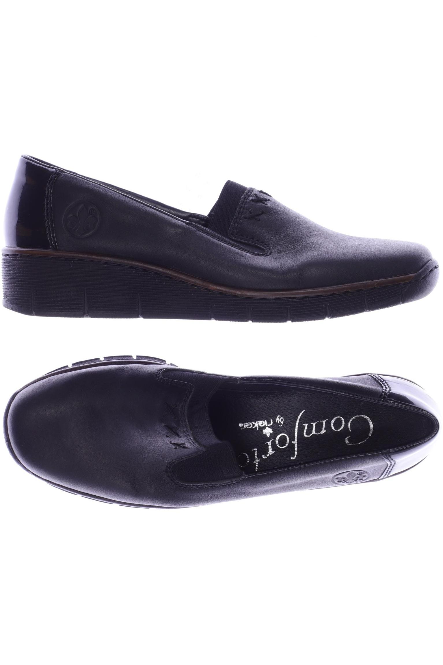 

Rieker Damen Halbschuh, schwarz, Gr. 37