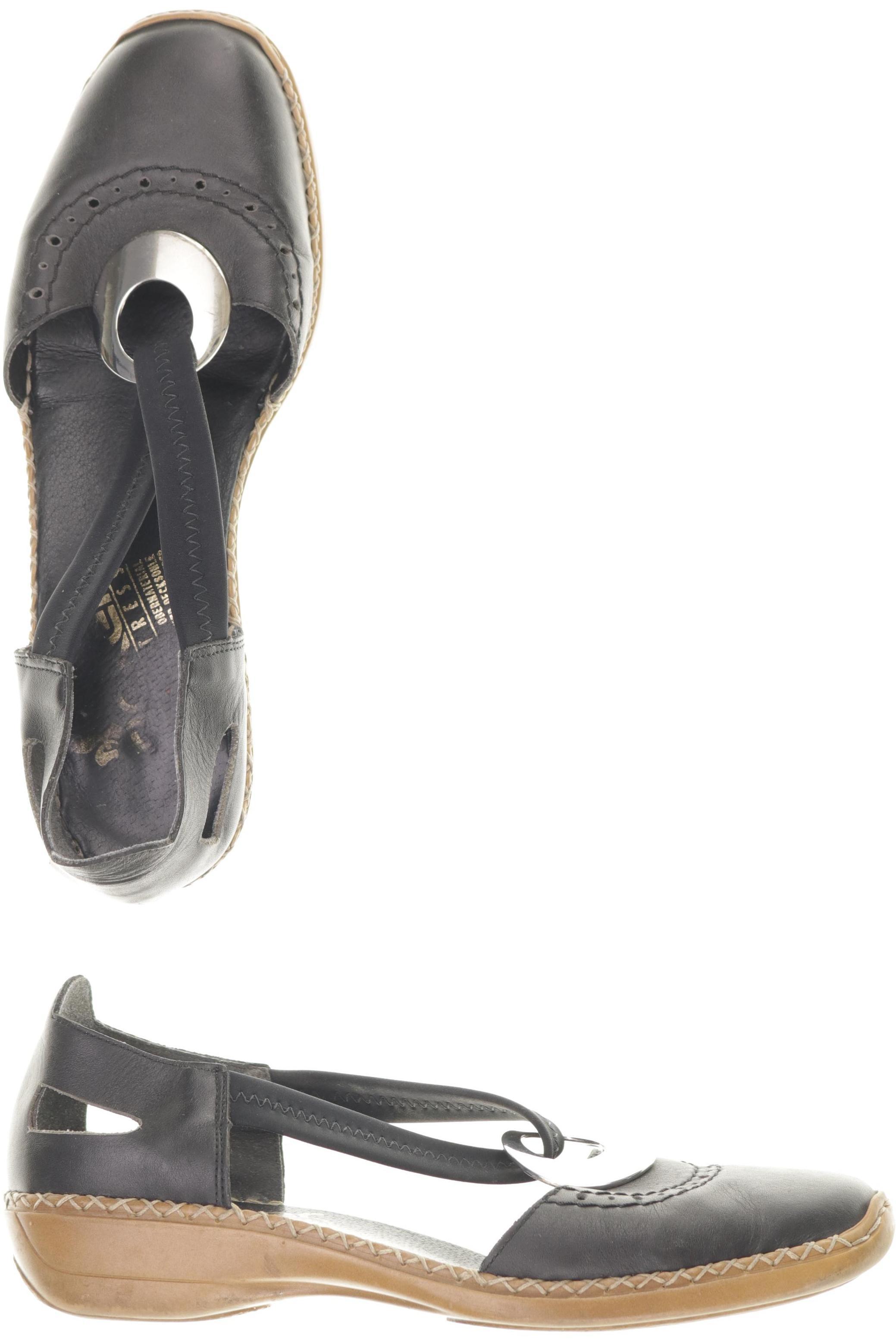

Rieker Damen Halbschuh, schwarz, Gr. 39