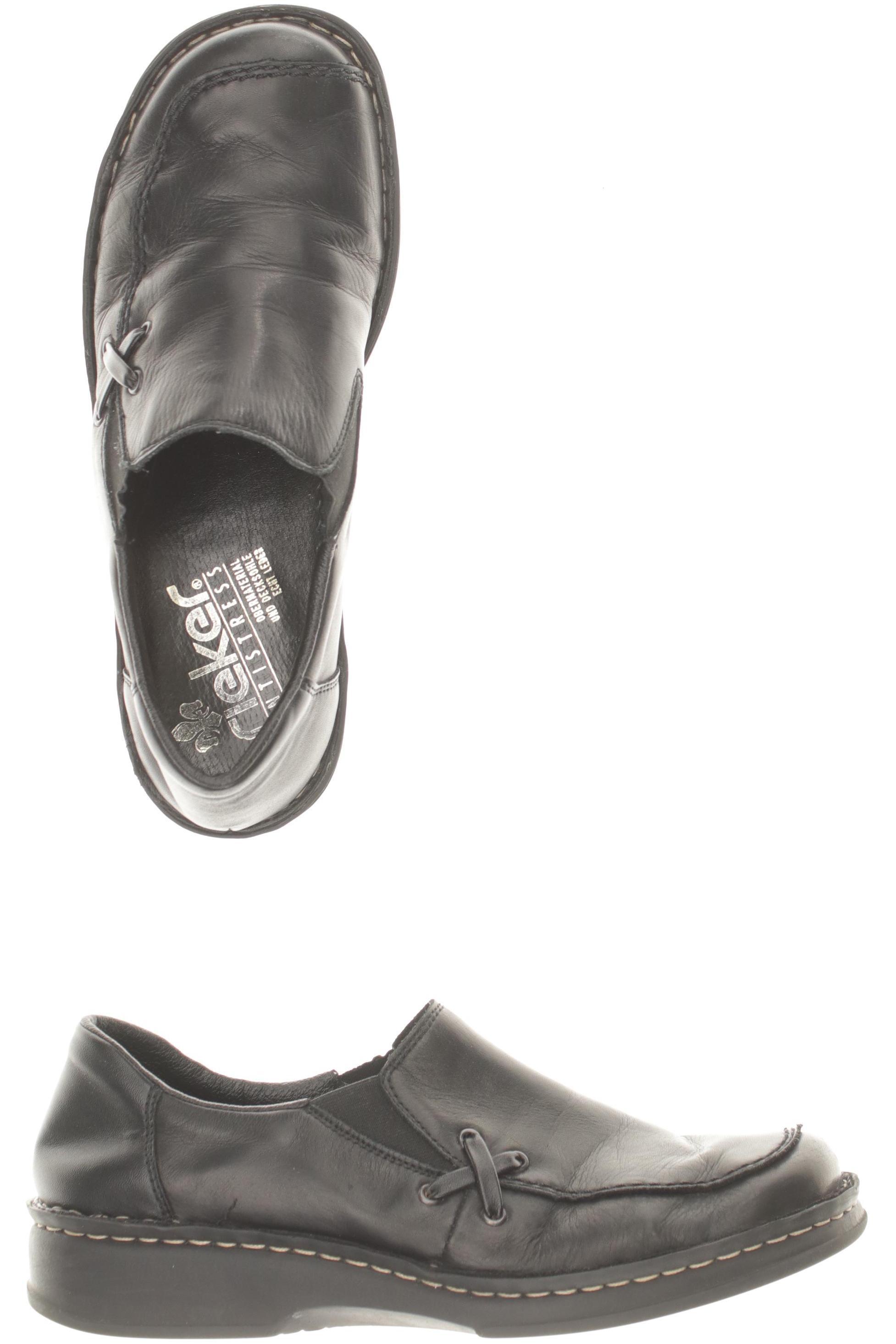 

Rieker Damen Halbschuh, schwarz, Gr. 37