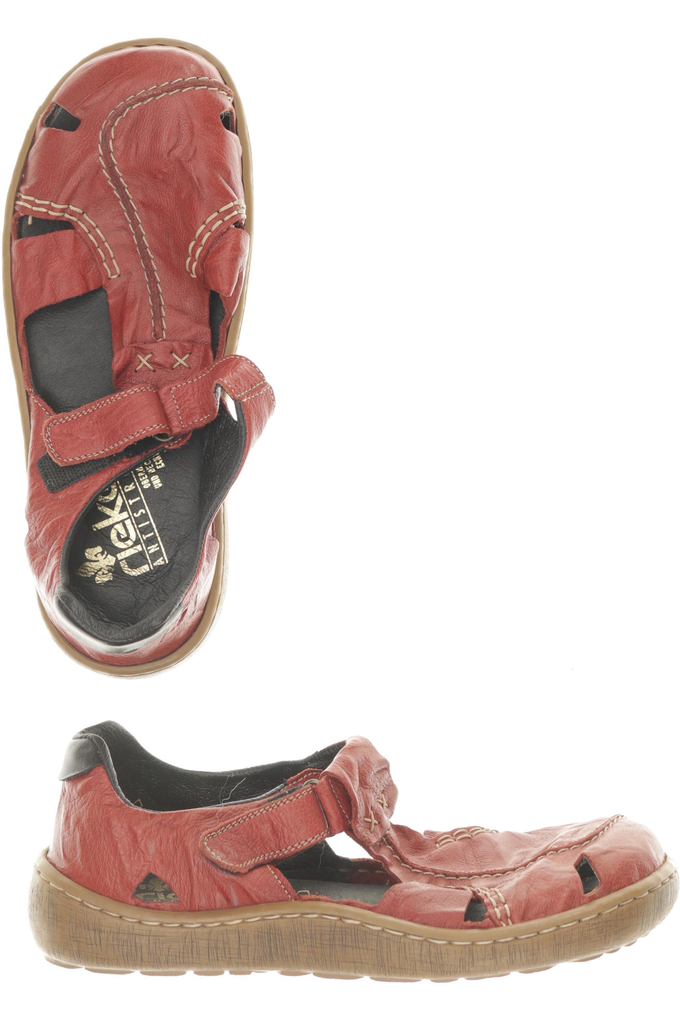 

Rieker Damen Halbschuh, rot, Gr. 38