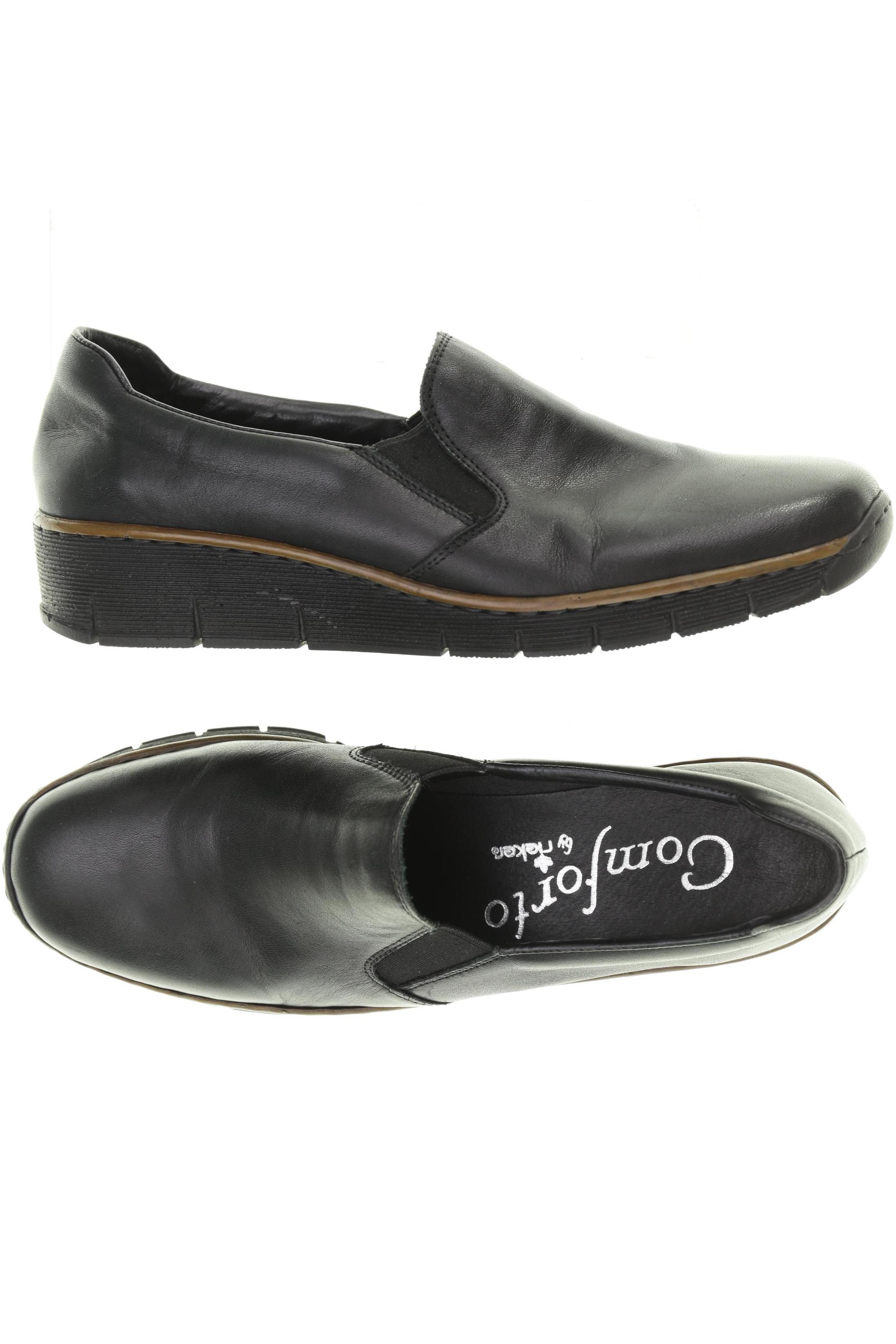 

Rieker Damen Halbschuh, schwarz, Gr. 41