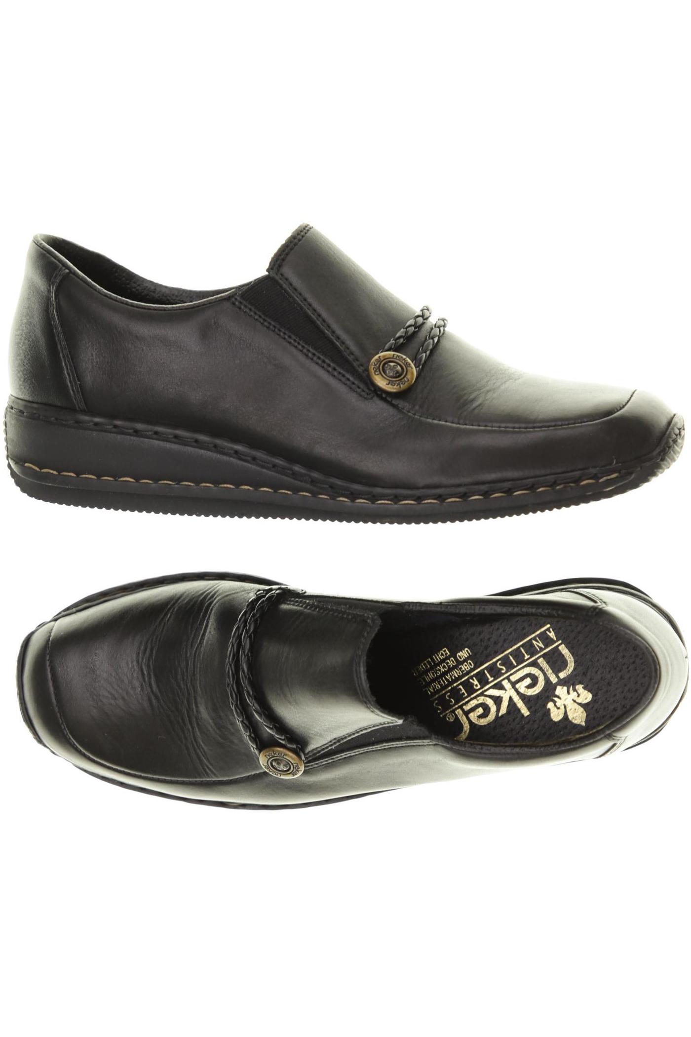 

Rieker Damen Halbschuh, schwarz, Gr. 37