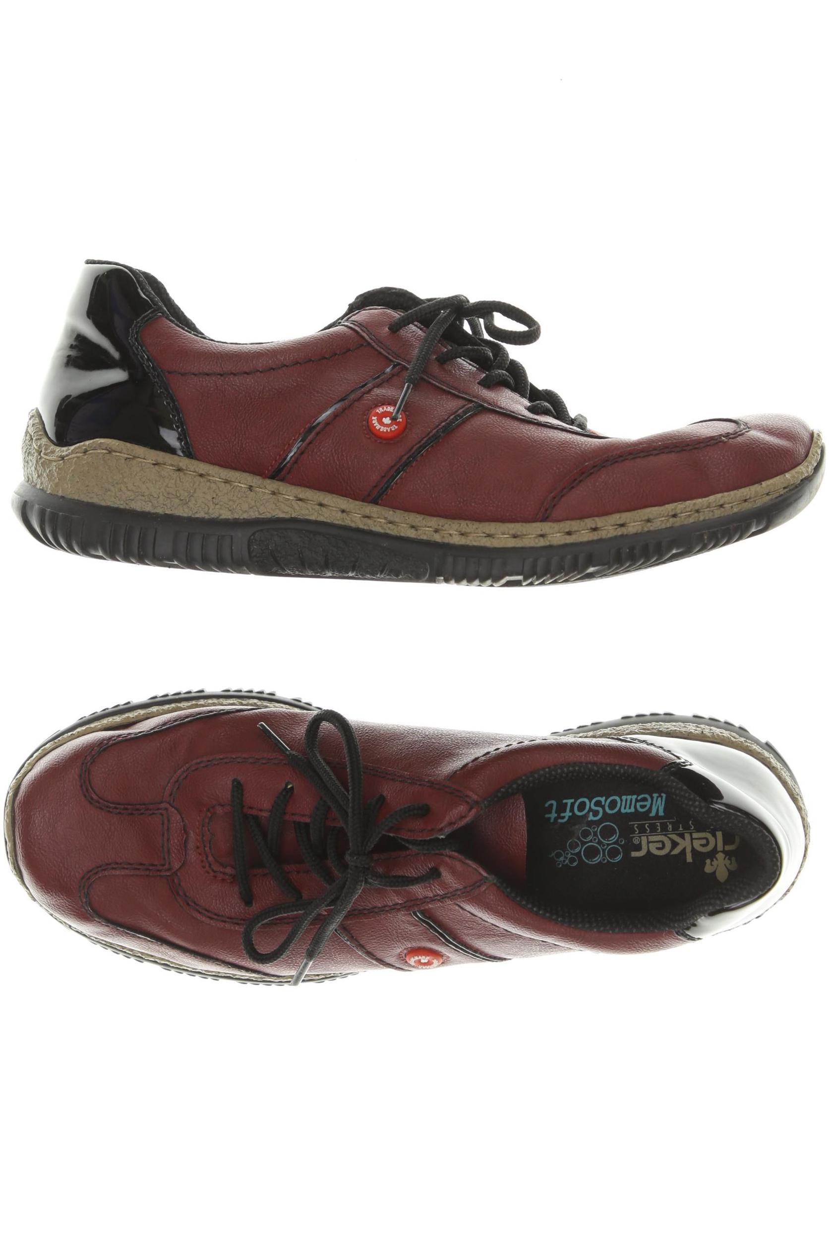 

Rieker Damen Halbschuh, rot, Gr. 39