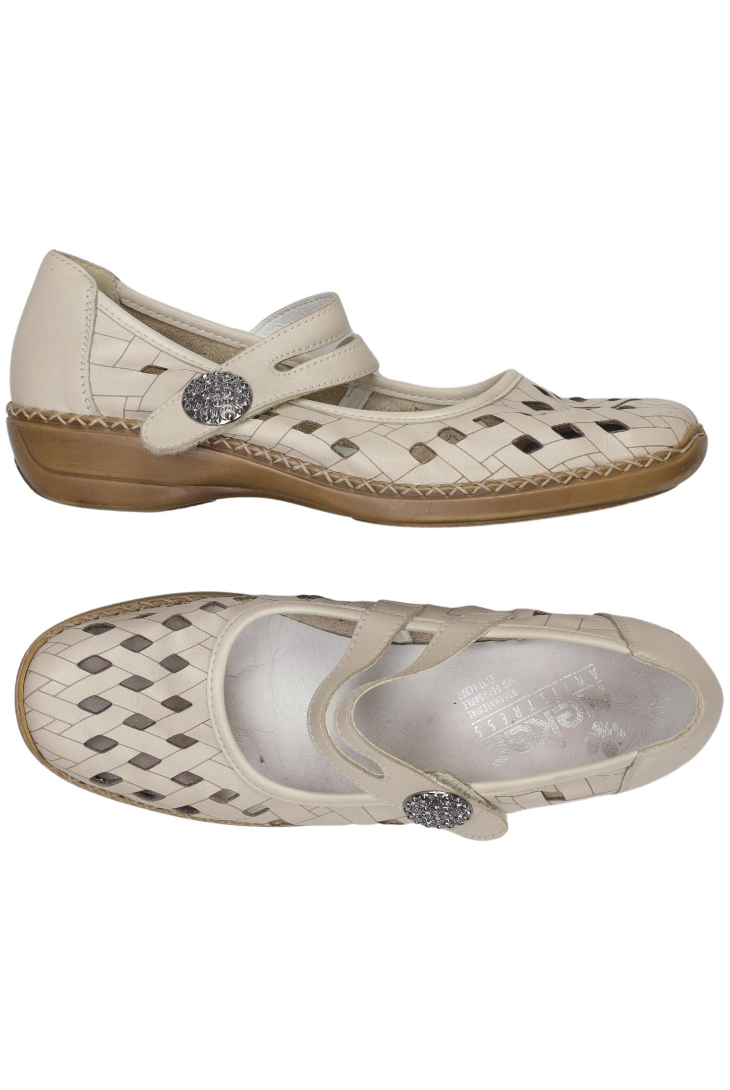 

Rieker Damen Halbschuh, beige, Gr. 40