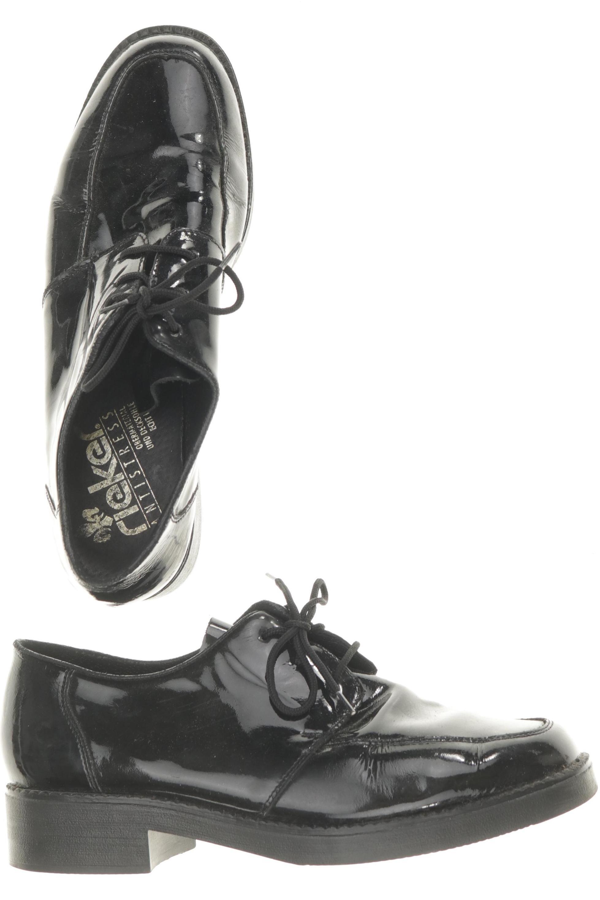 

Rieker Damen Halbschuh, schwarz, Gr. 38