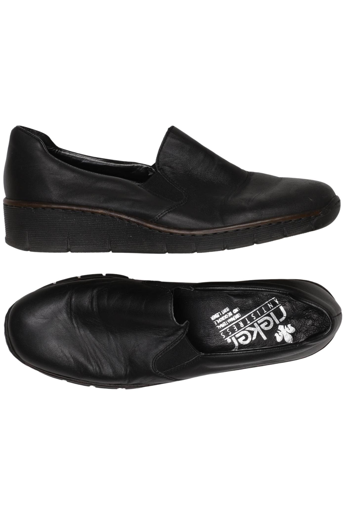 

Rieker Damen Halbschuh, schwarz, Gr. 39