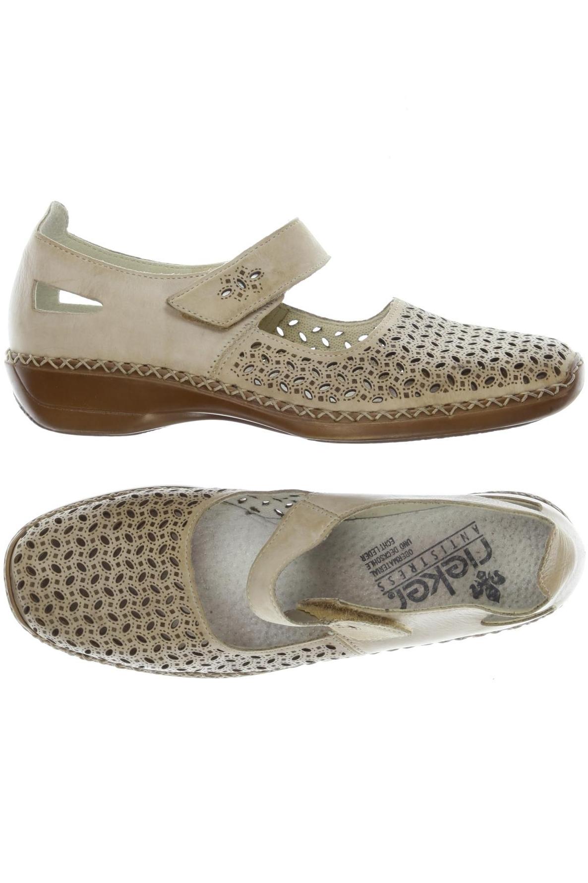 

Rieker Damen Halbschuh, beige, Gr. 39