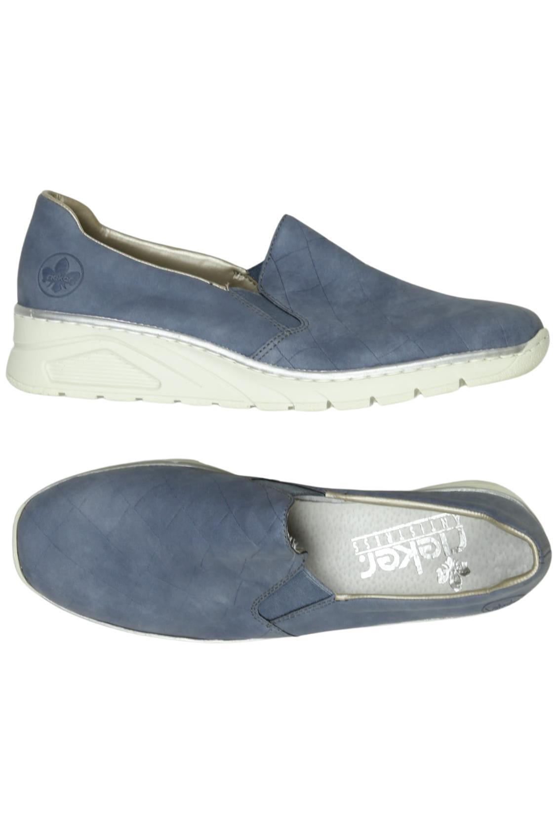 

Rieker Damen Halbschuh, blau, Gr. 38