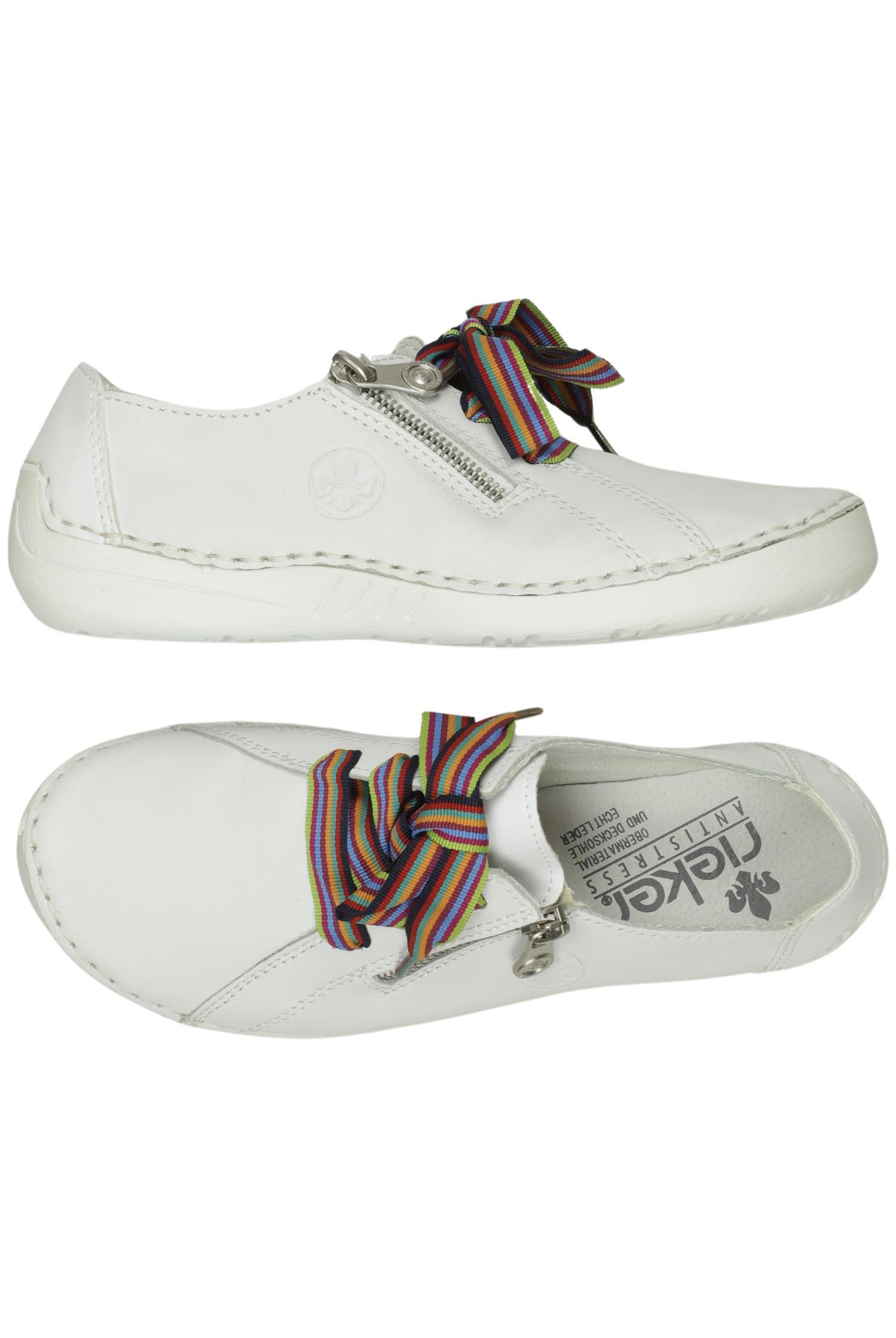 

Rieker Damen Halbschuh, weiß, Gr. 37