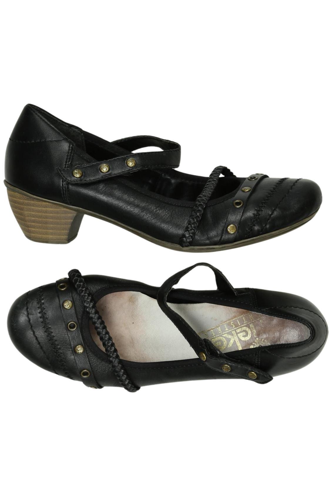 

Rieker Damen Halbschuh, schwarz, Gr. 38