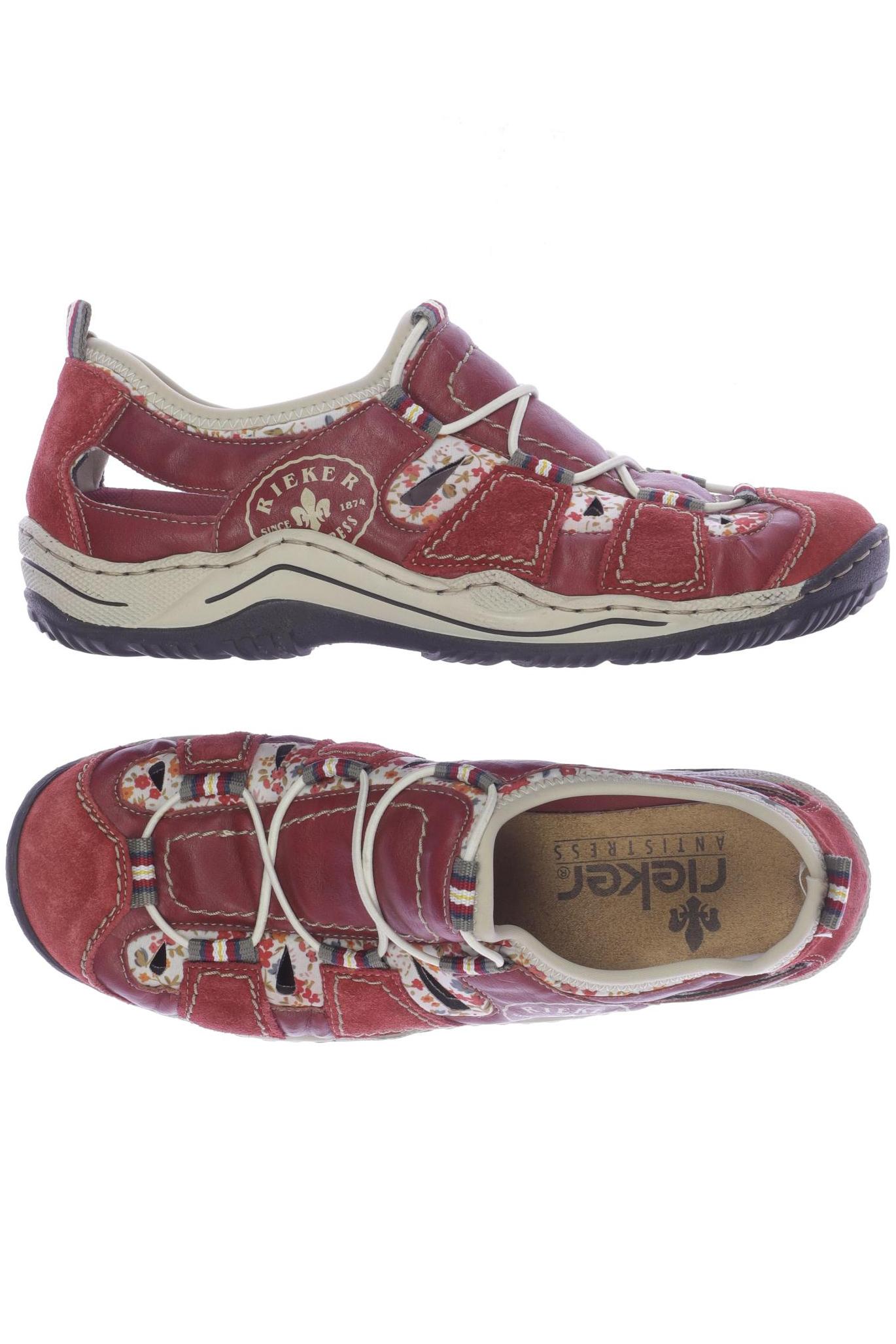 

Rieker Damen Halbschuh, rot, Gr. 39