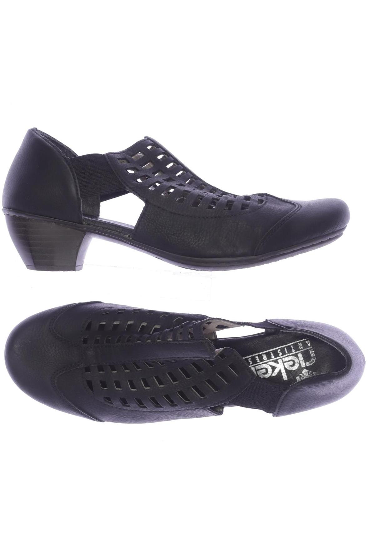 

Rieker Damen Halbschuh, schwarz, Gr. 39