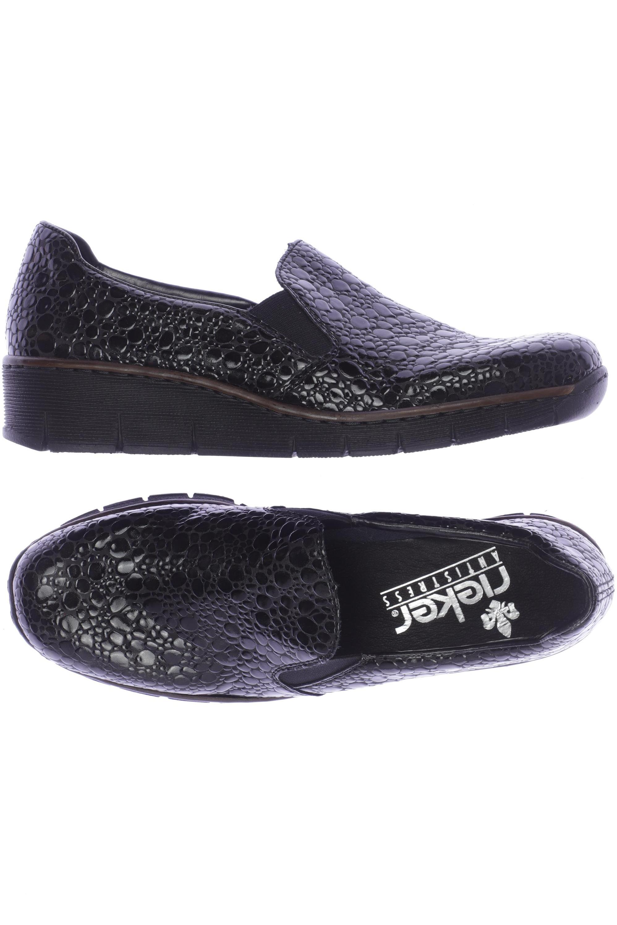 

Rieker Damen Halbschuh, schwarz, Gr. 38