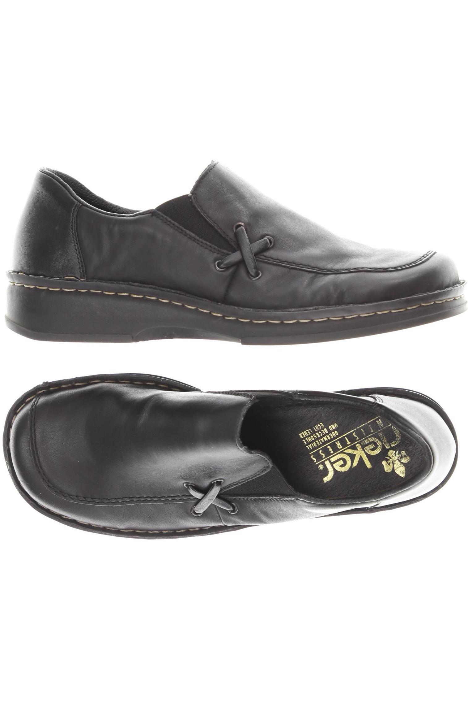 

Rieker Damen Halbschuh, schwarz, Gr. 39