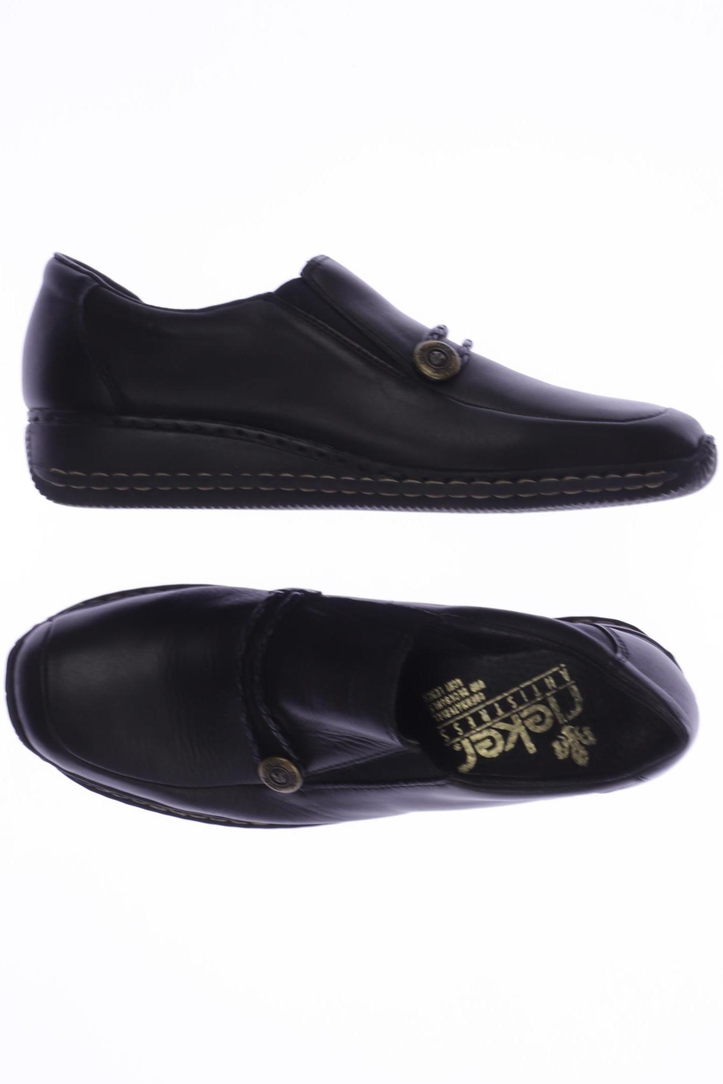 

Rieker Damen Halbschuh, schwarz, Gr. 38