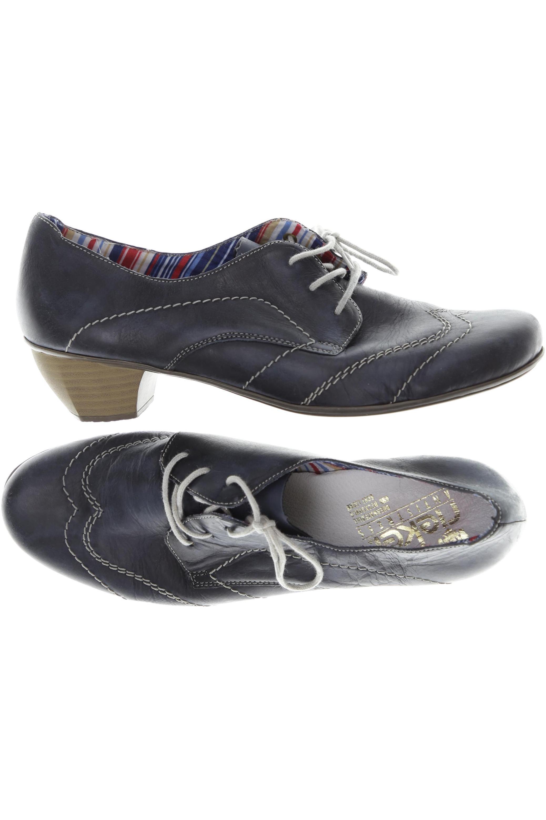 

Rieker Damen Halbschuh, blau, Gr. 42