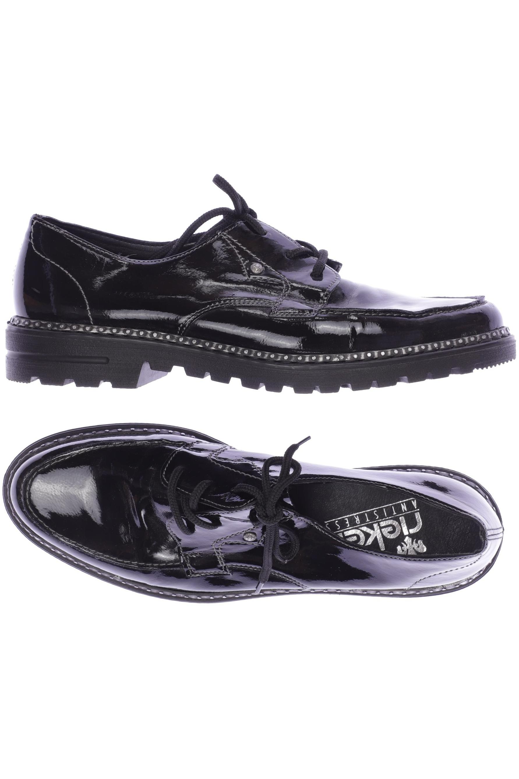 

Rieker Damen Halbschuh, schwarz, Gr. 41