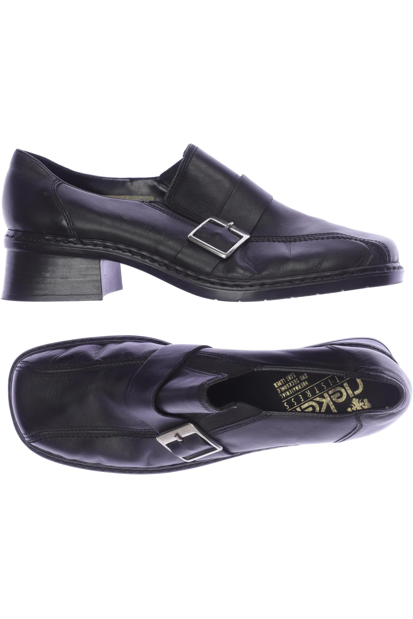 

Rieker Damen Halbschuh, schwarz, Gr. 39