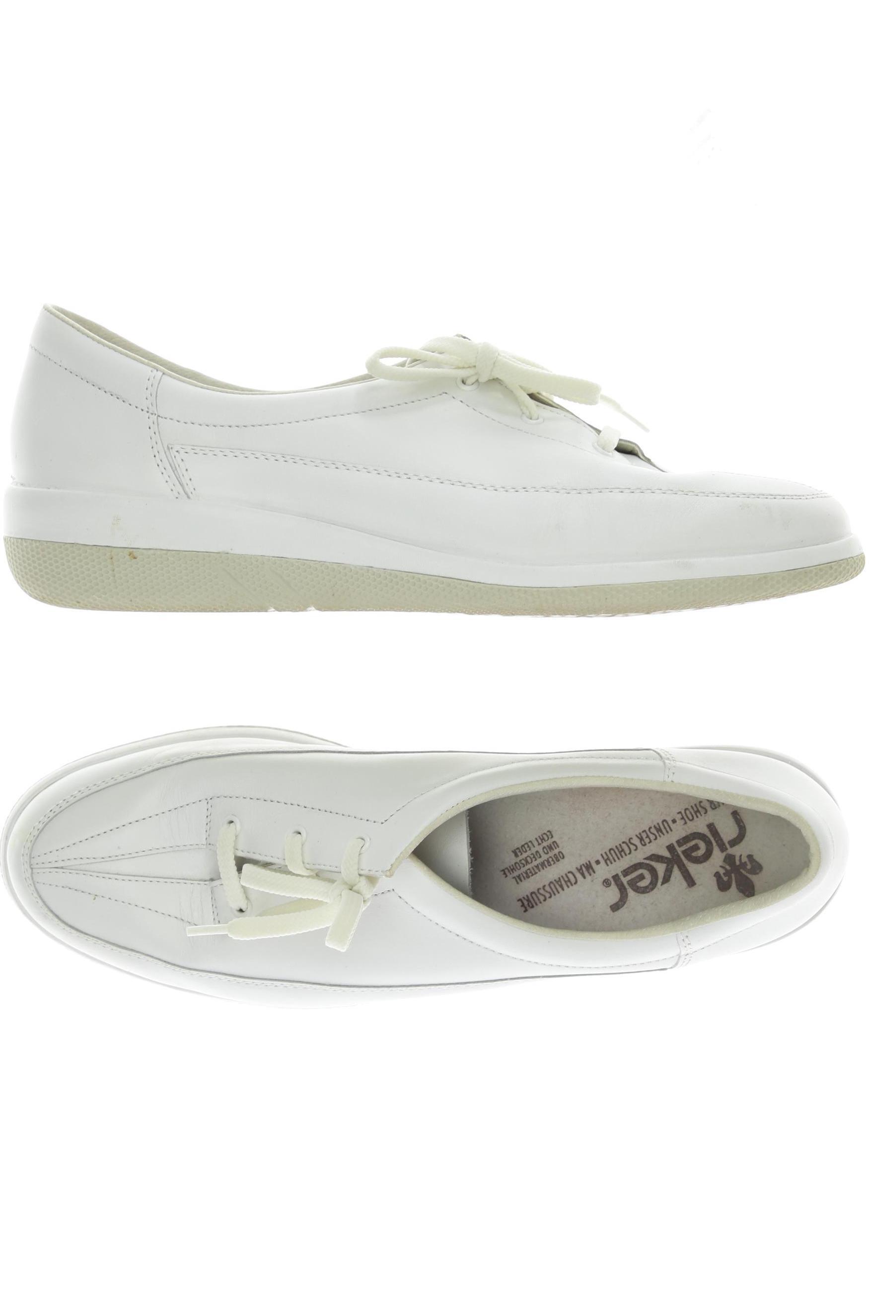 

Rieker Damen Halbschuh, weiß, Gr. 8.5