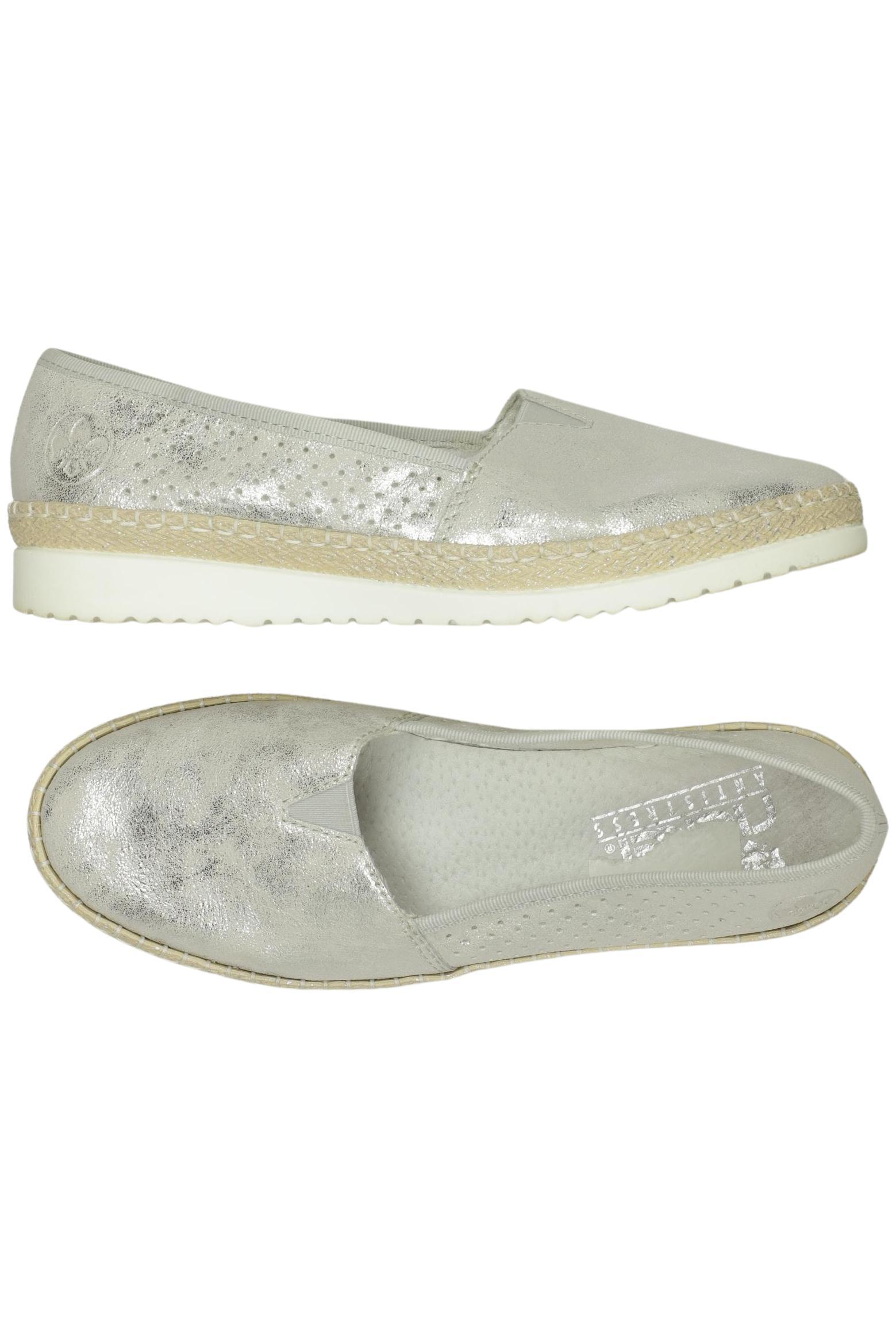 

Rieker Damen Halbschuh, silber, Gr. 37