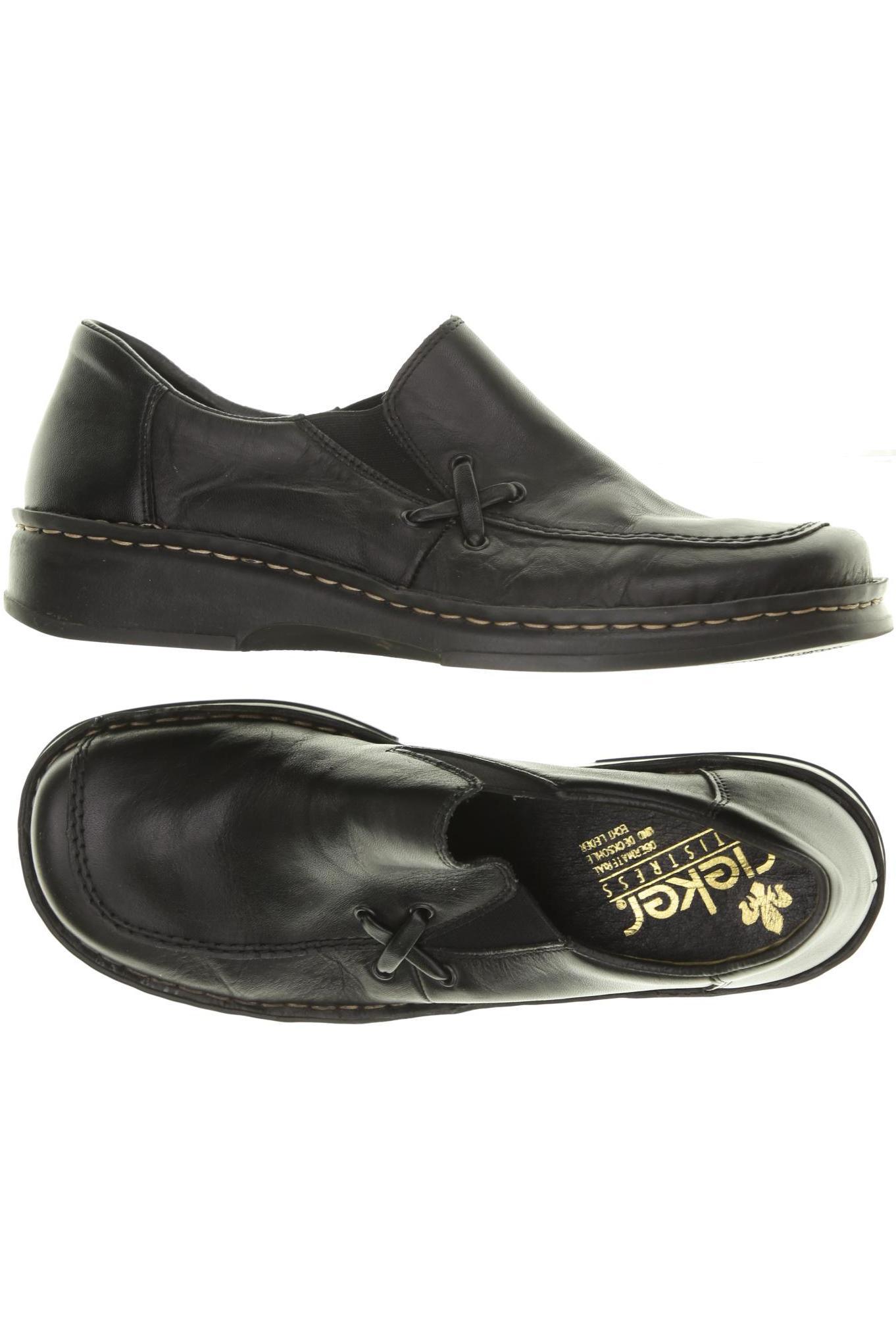 

Rieker Damen Halbschuh, schwarz, Gr. 39