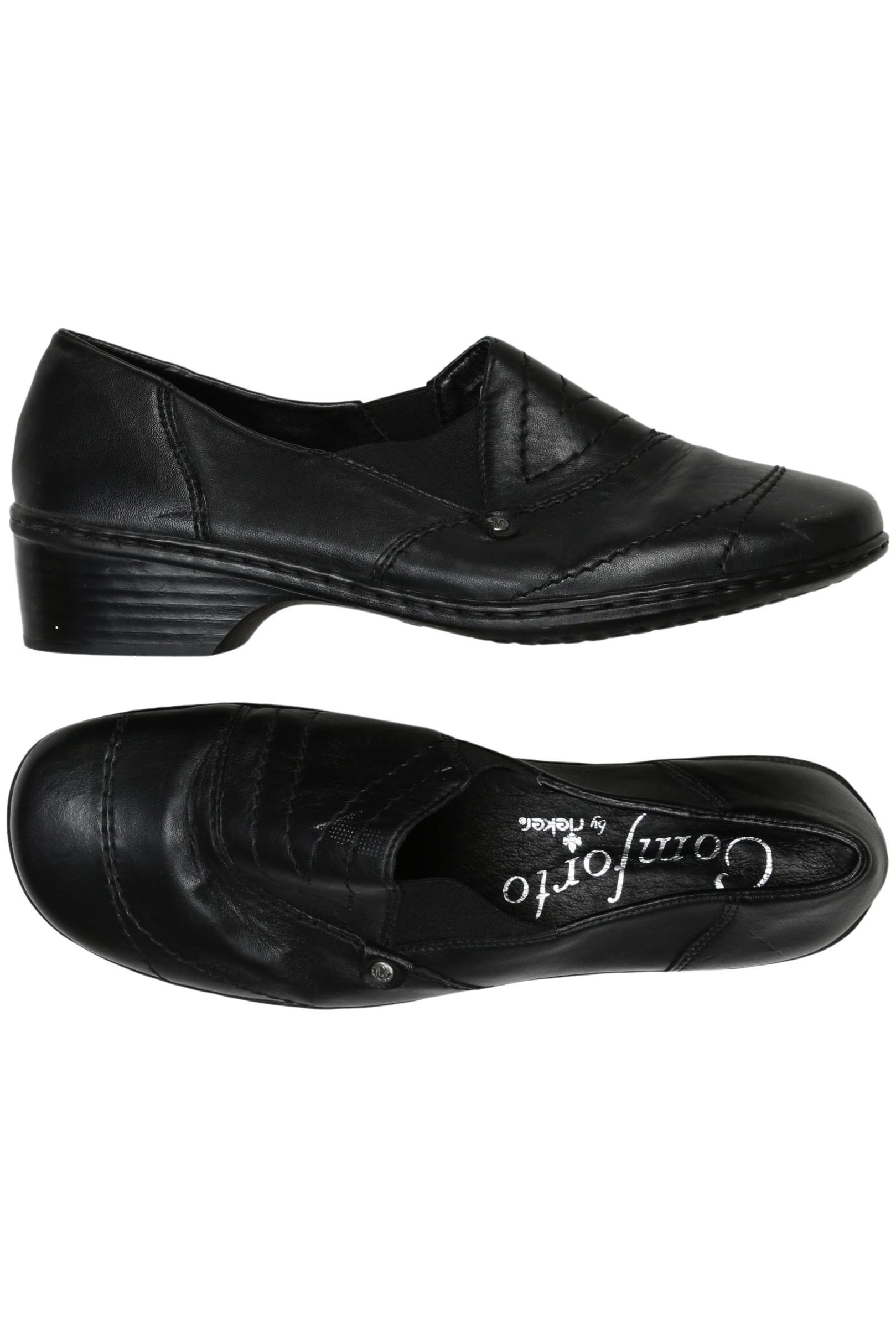 

Rieker Damen Halbschuh, schwarz, Gr. 37