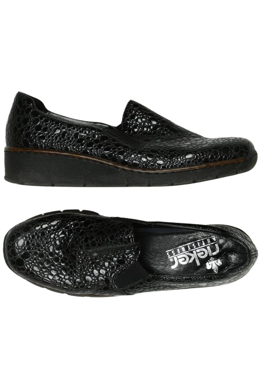 

Rieker Damen Halbschuh, schwarz, Gr. 39