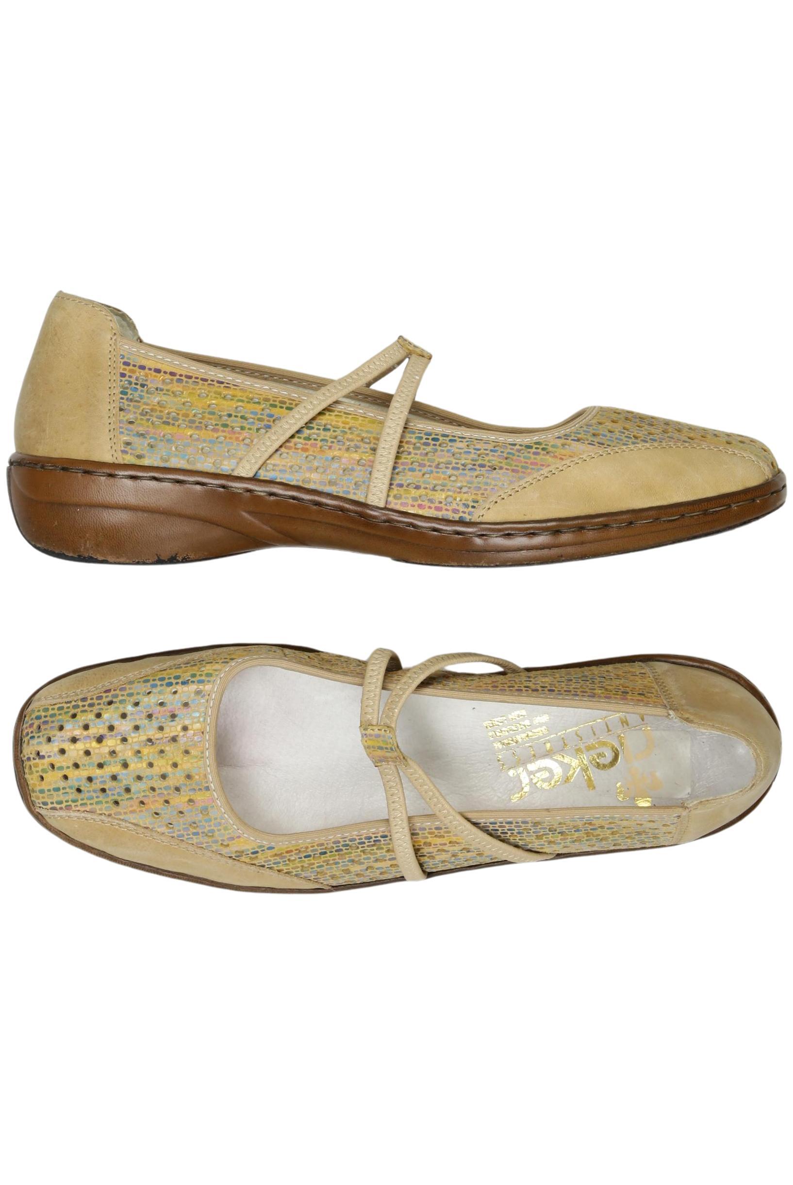 

Rieker Damen Halbschuh, beige, Gr. 39
