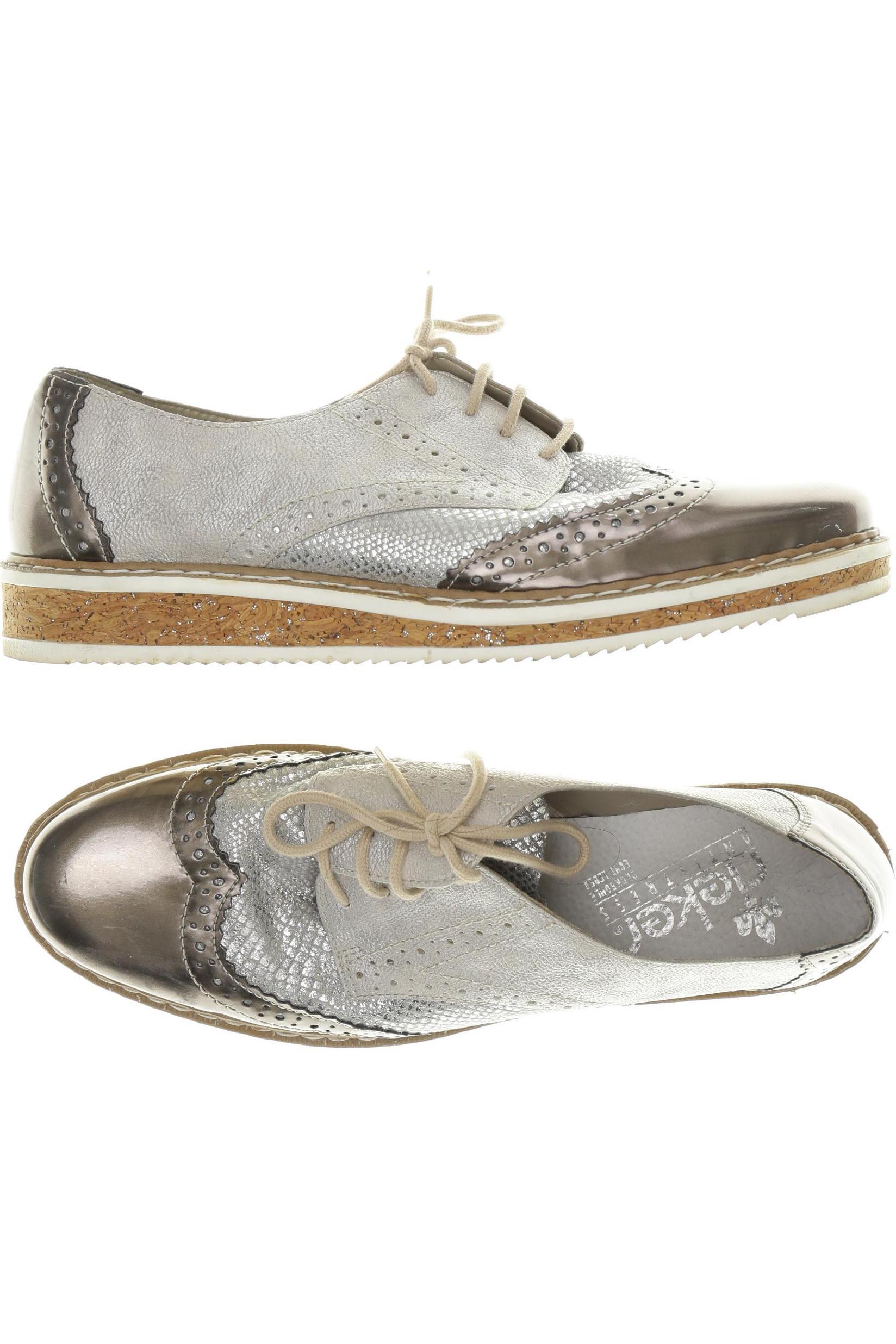 

Rieker Damen Halbschuh, grau, Gr. 40