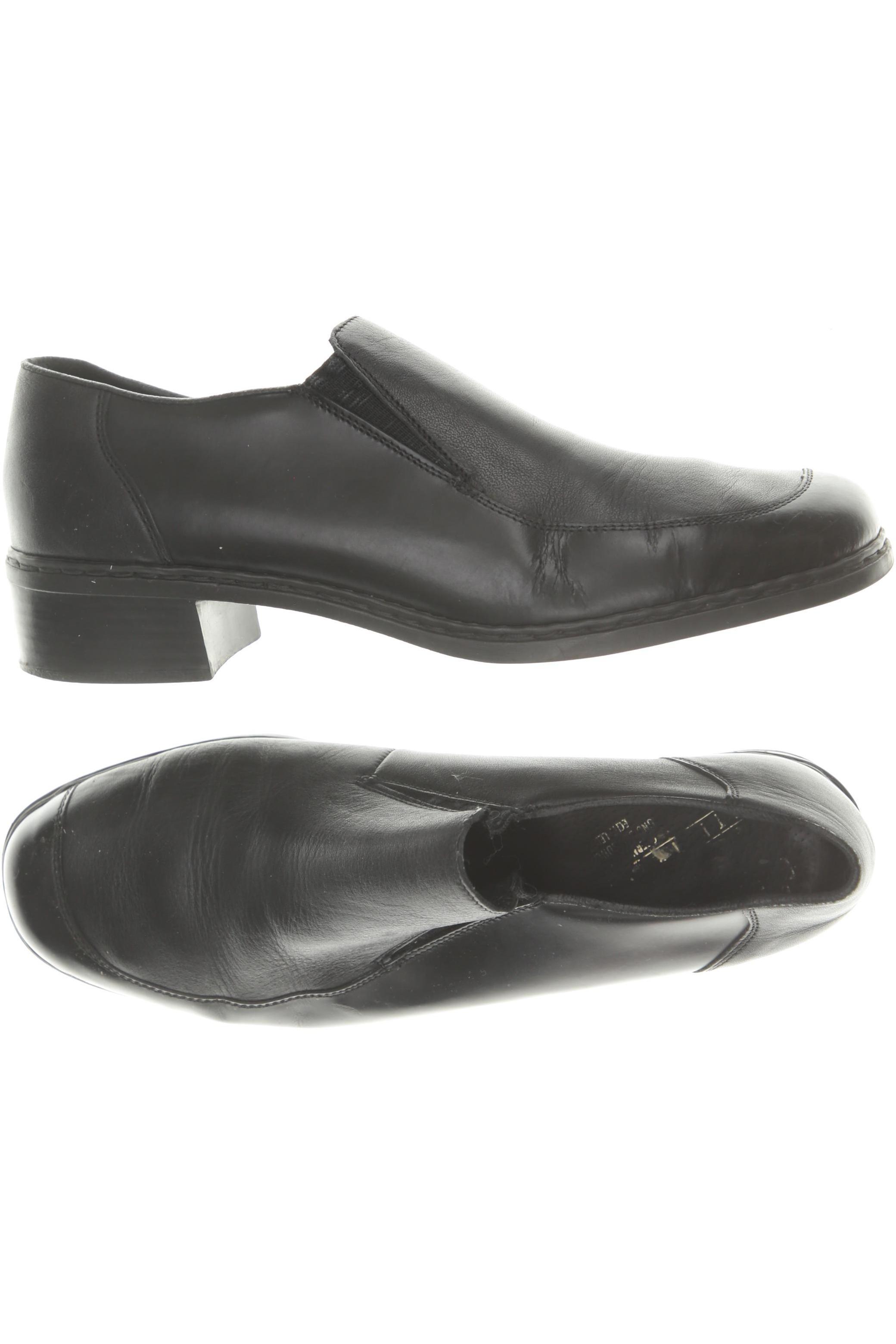 

Rieker Damen Halbschuh, schwarz, Gr. 8
