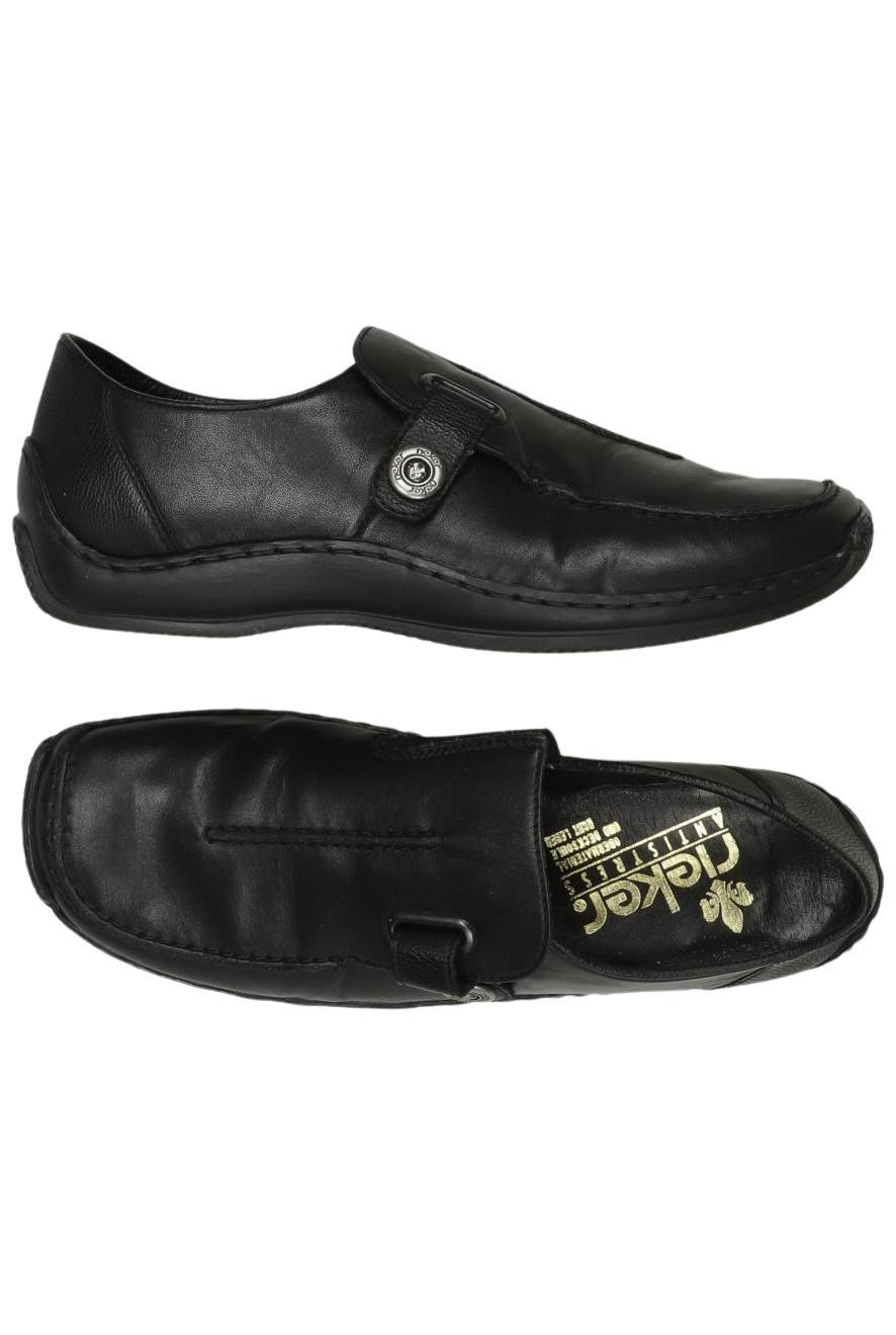 

Rieker Damen Halbschuh, schwarz, Gr. 38