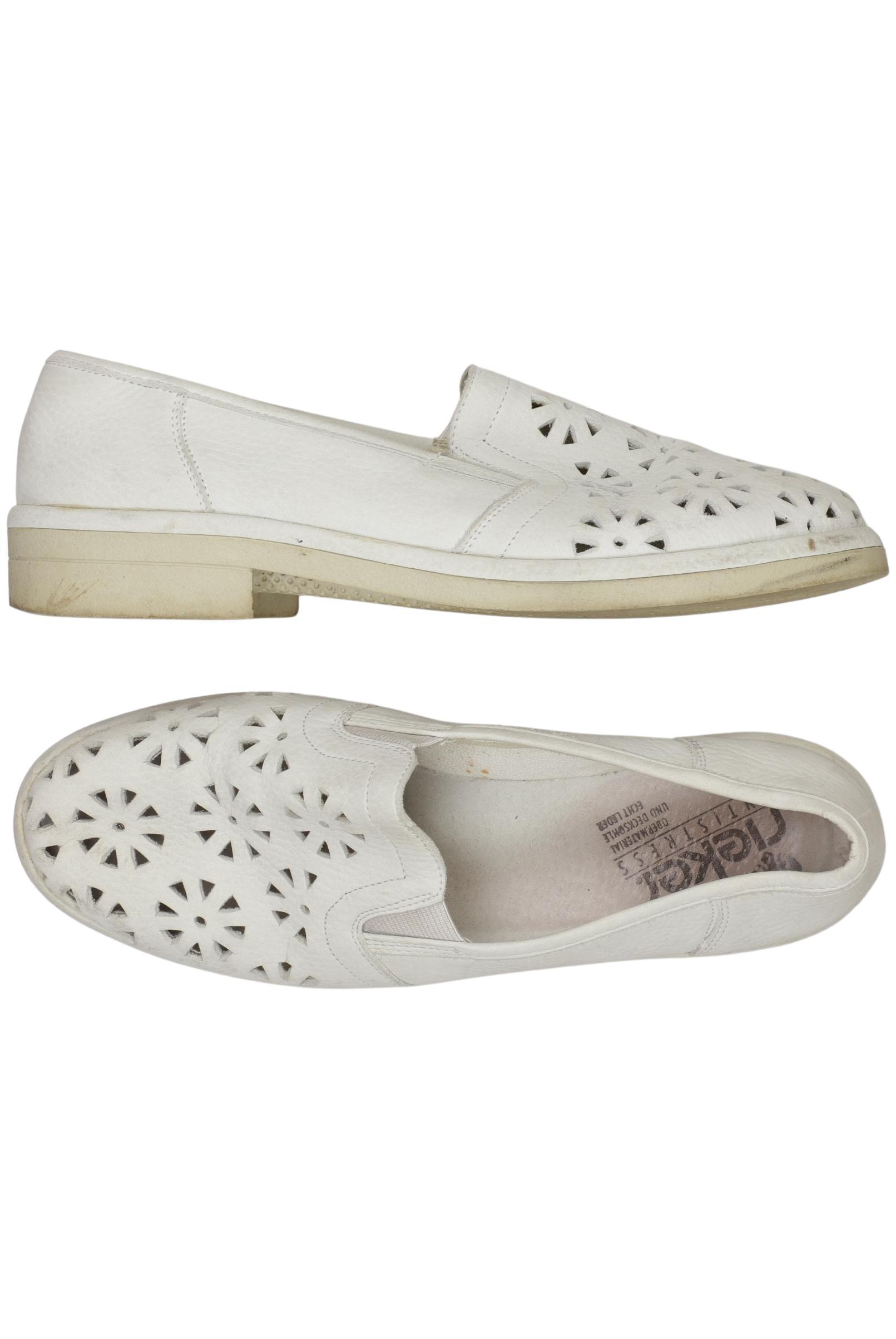

Rieker Damen Halbschuh, weiß, Gr. 7.5
