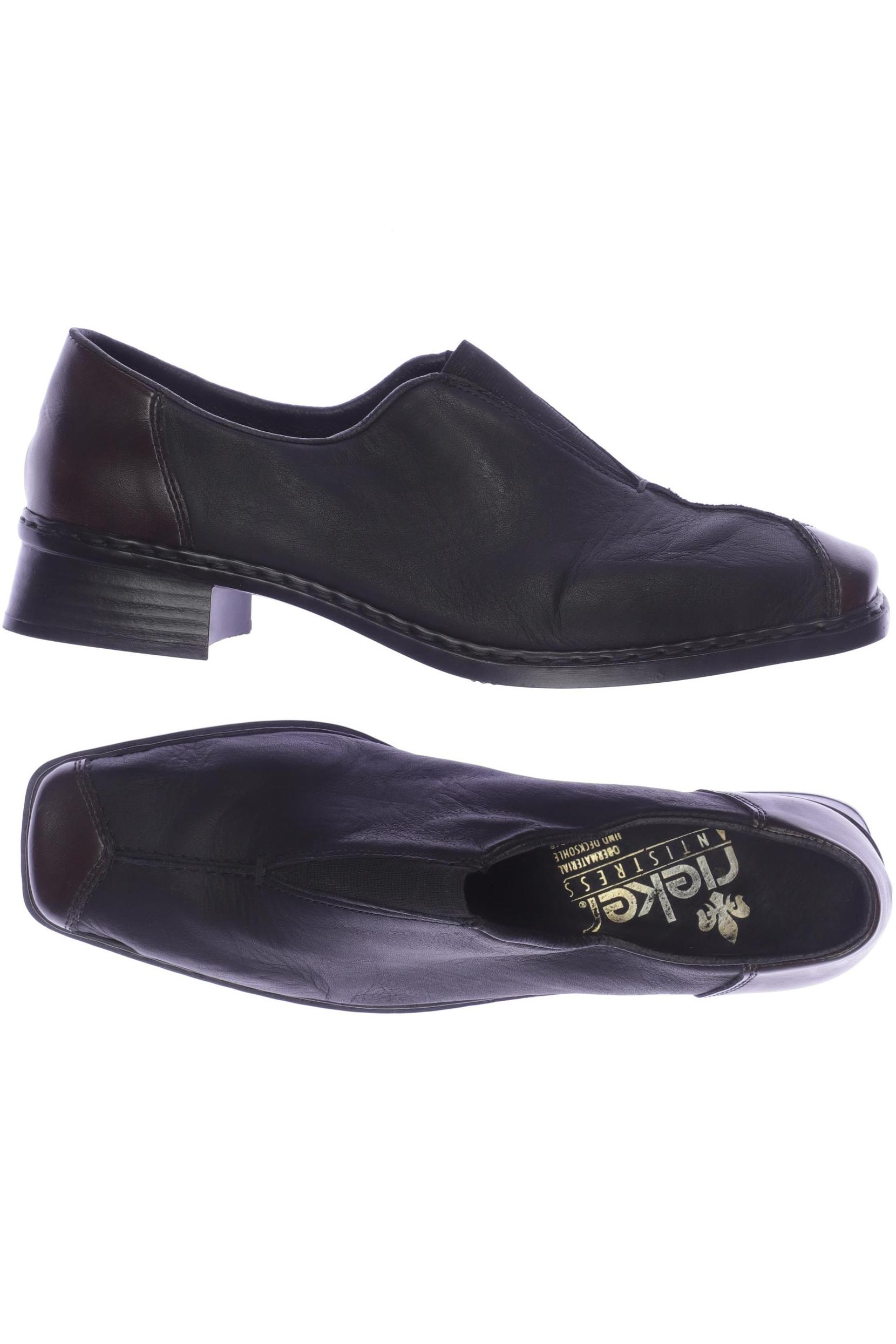 

Rieker Damen Halbschuh, schwarz, Gr. 39