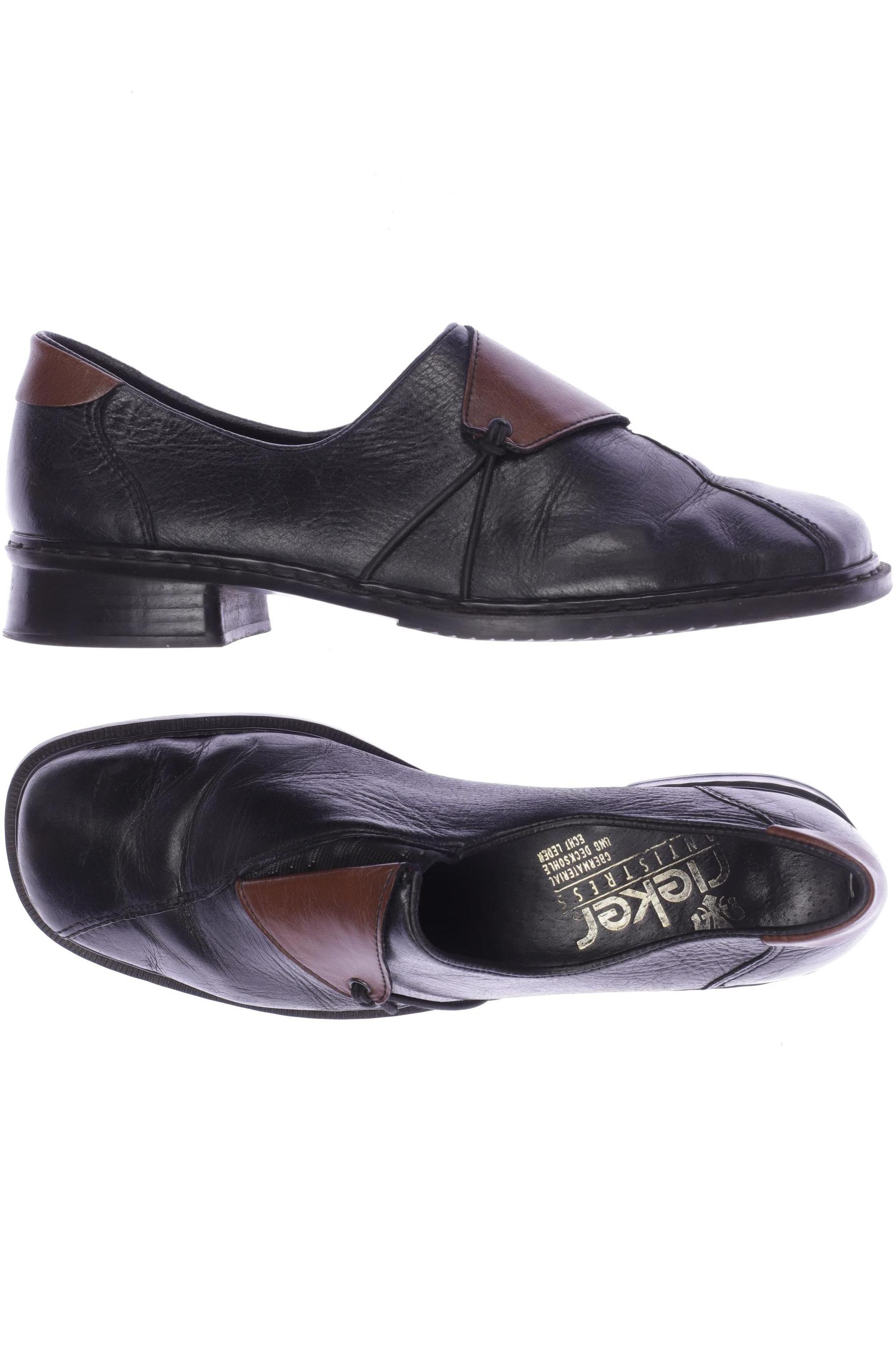 

Rieker Damen Halbschuh, schwarz, Gr. 39