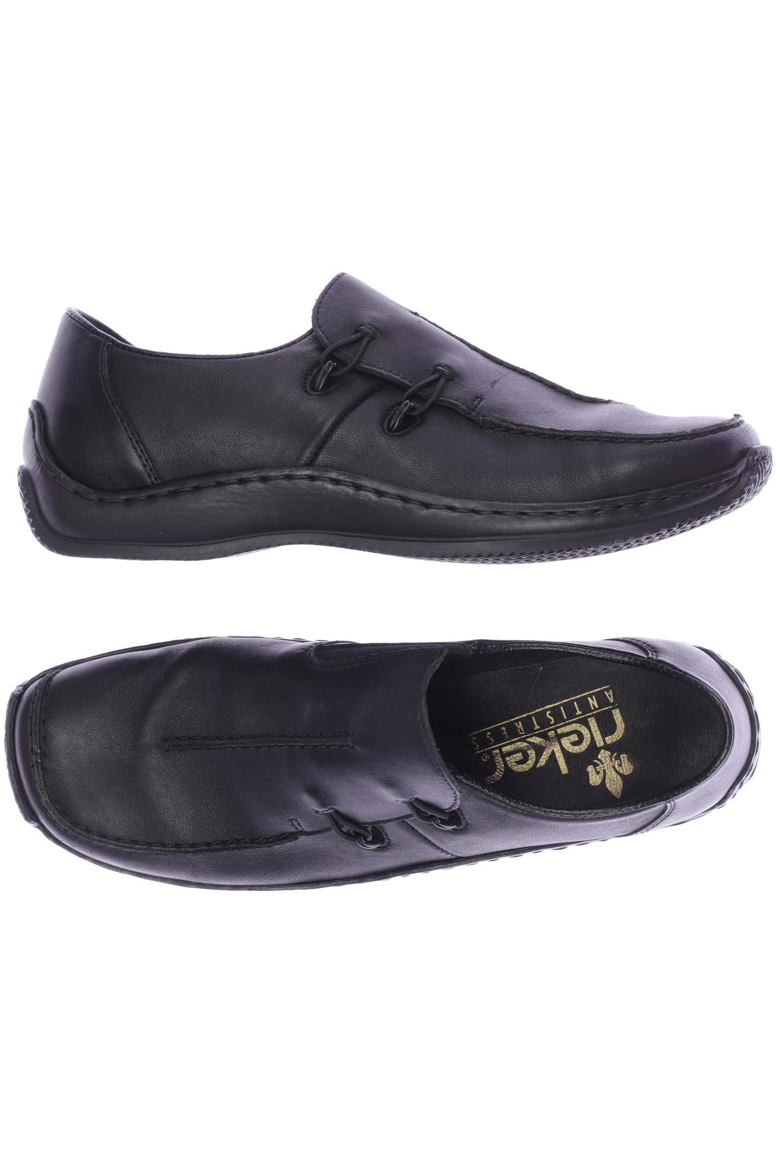

Rieker Damen Halbschuh, schwarz, Gr. 38