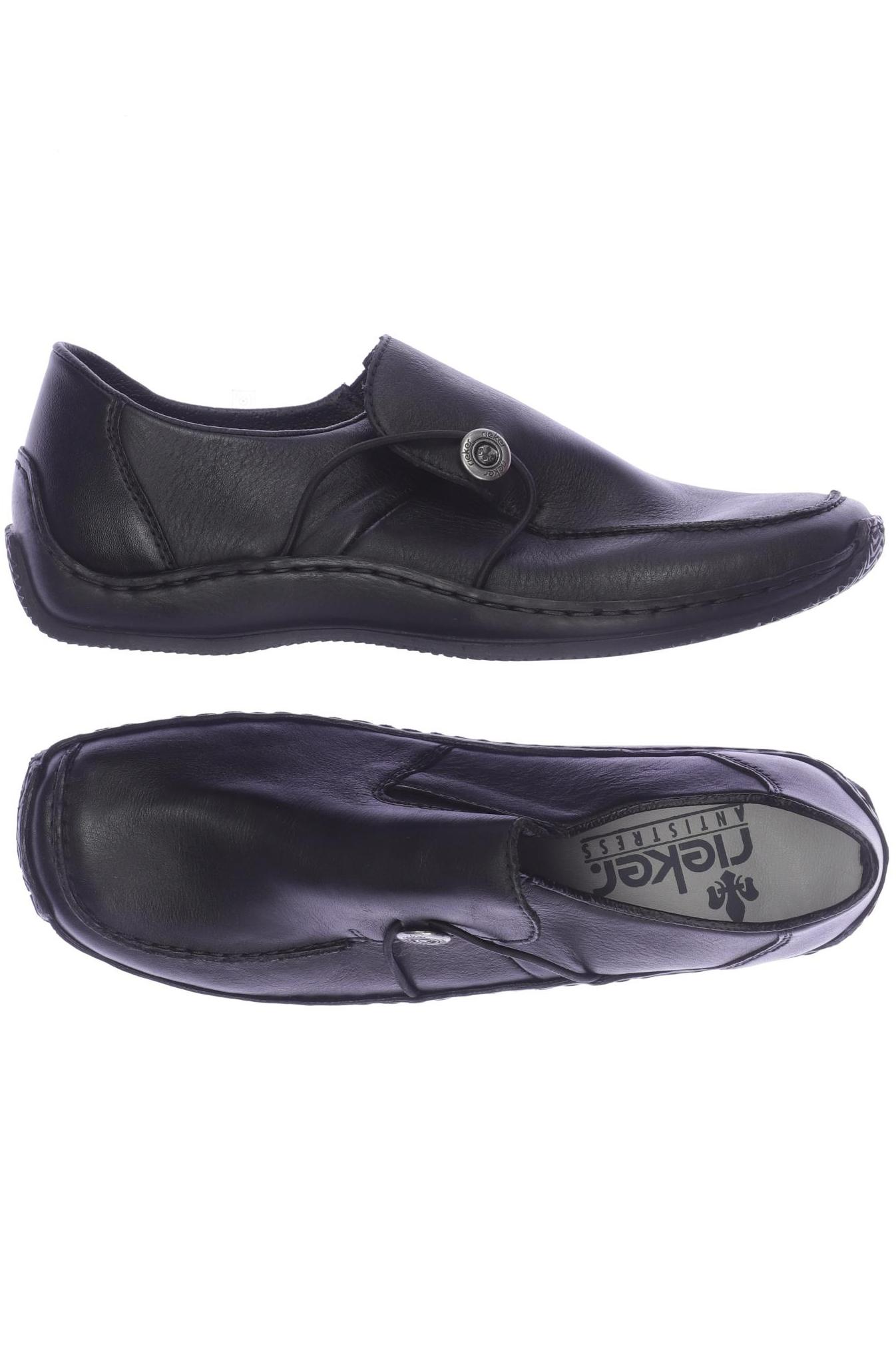 

Rieker Damen Halbschuh, schwarz, Gr. 40