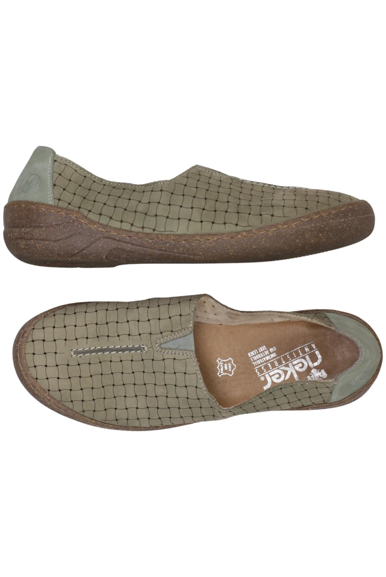

Rieker Damen Halbschuh, grün, Gr. 42