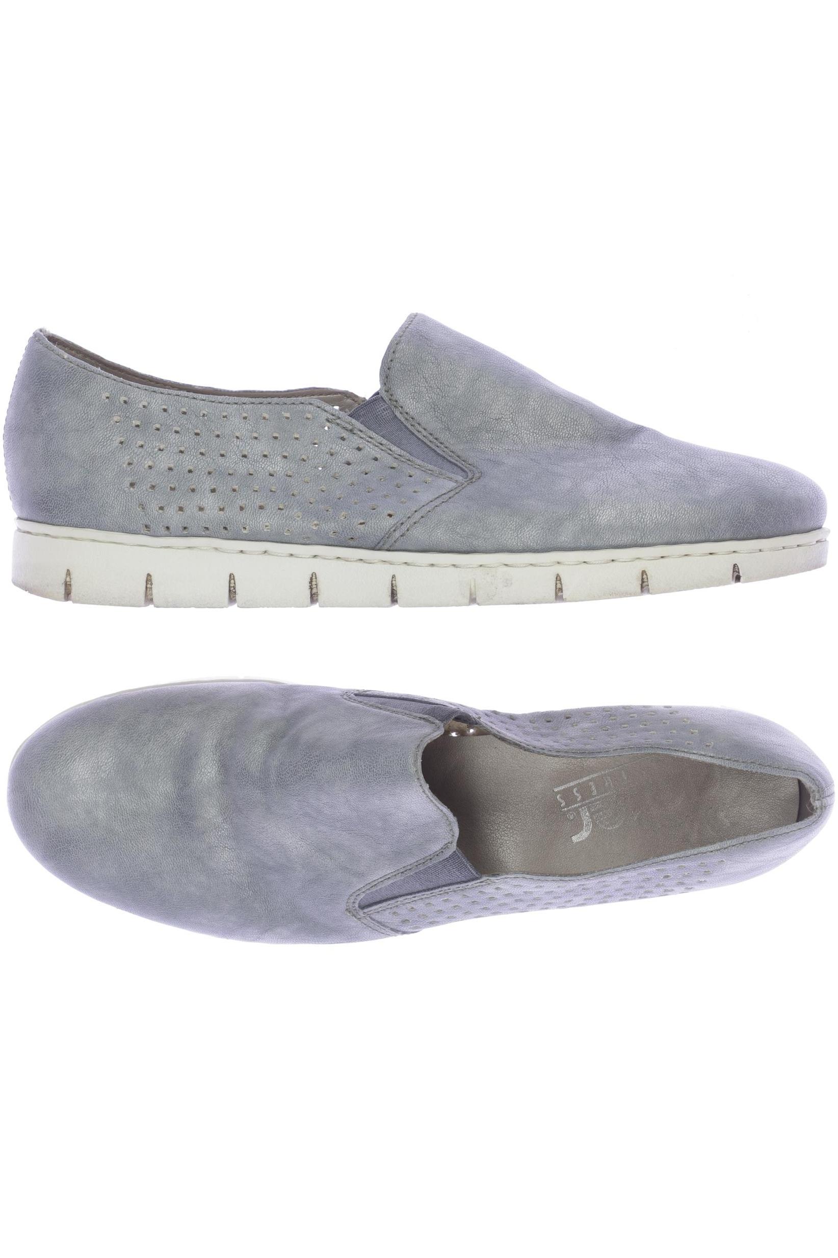 

Rieker Damen Halbschuh, blau, Gr. 39