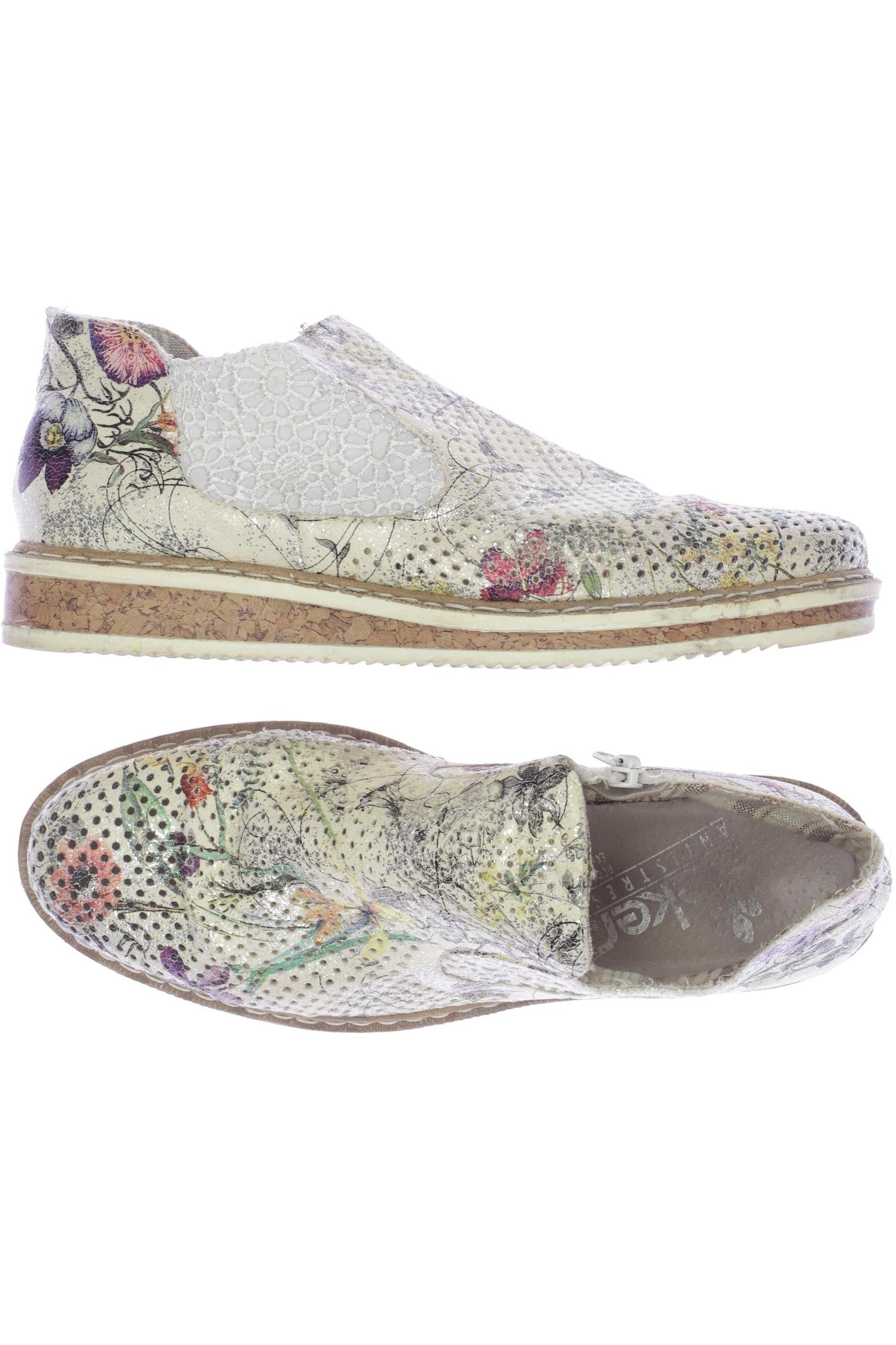 

Rieker Damen Halbschuh, cremeweiß, Gr. 38