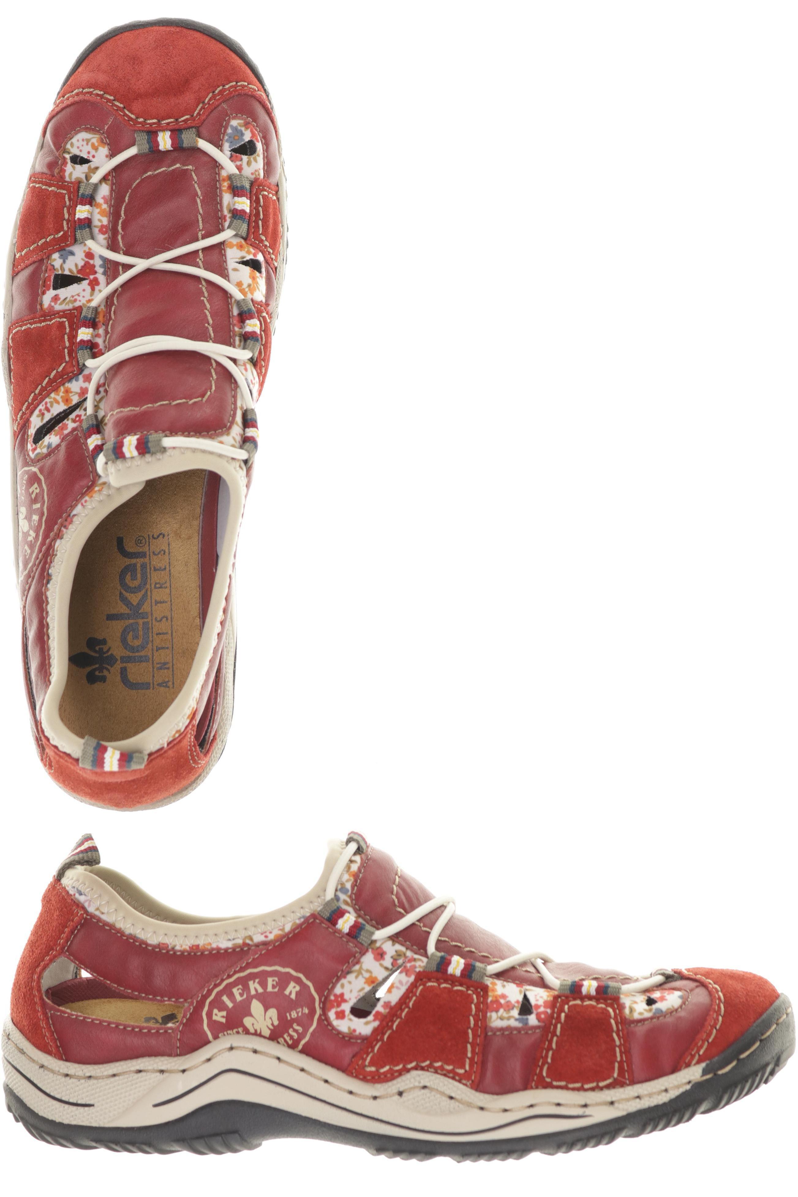 

Rieker Damen Halbschuh, rot, Gr. 40