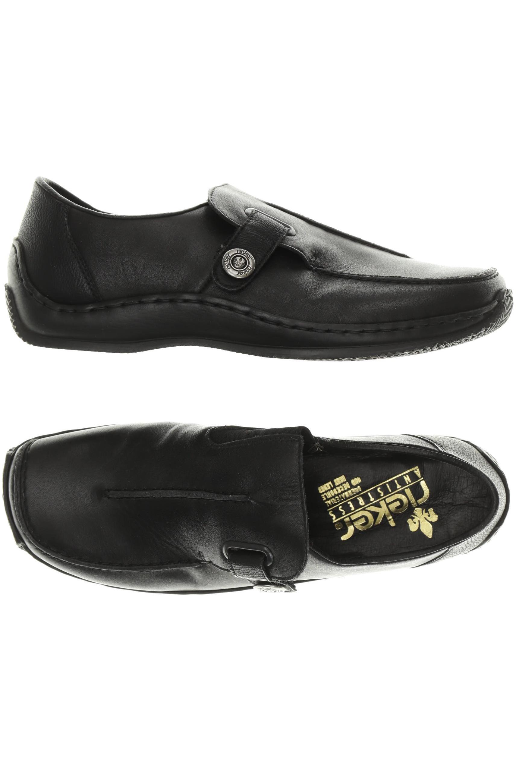 

Rieker Damen Halbschuh, schwarz, Gr. 39