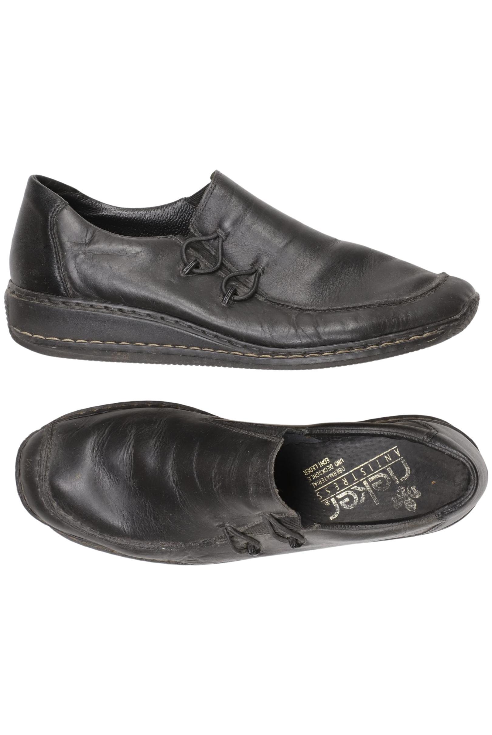 

Rieker Damen Halbschuh, schwarz, Gr. 39